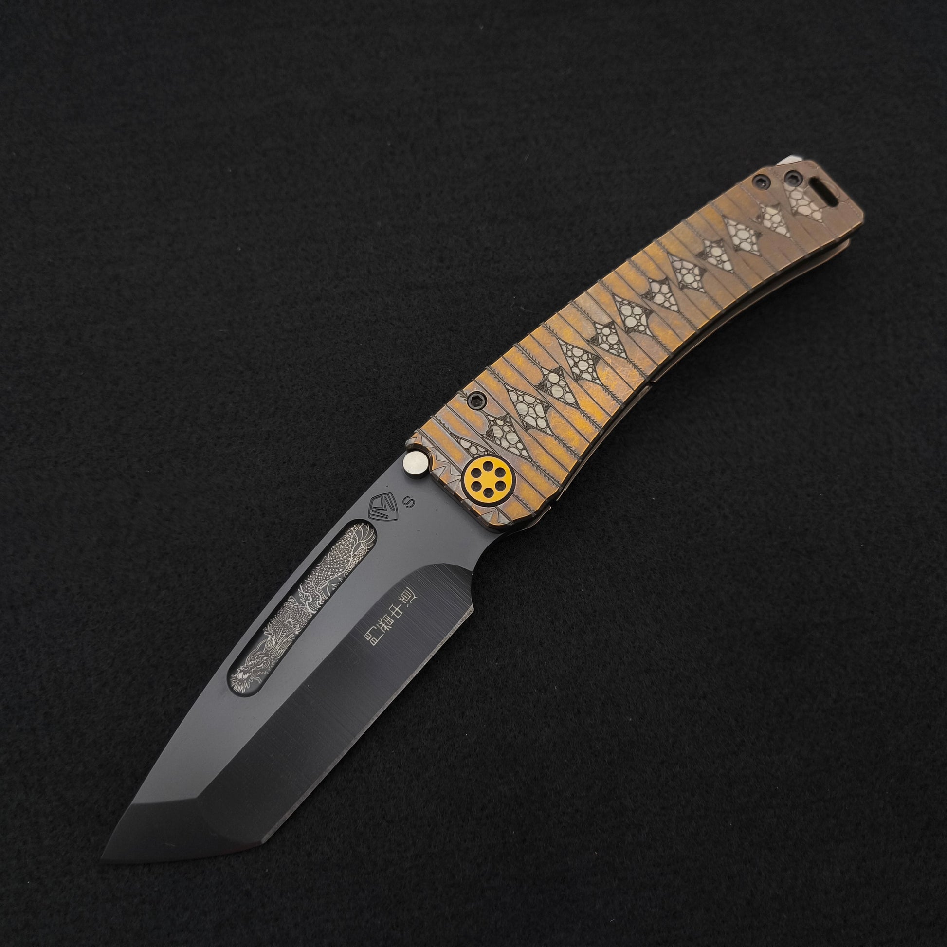 Medford Marauder H DLC Tanto, Samurai Series, "Tsumami-Maki" Wrap, Limited Edition 1