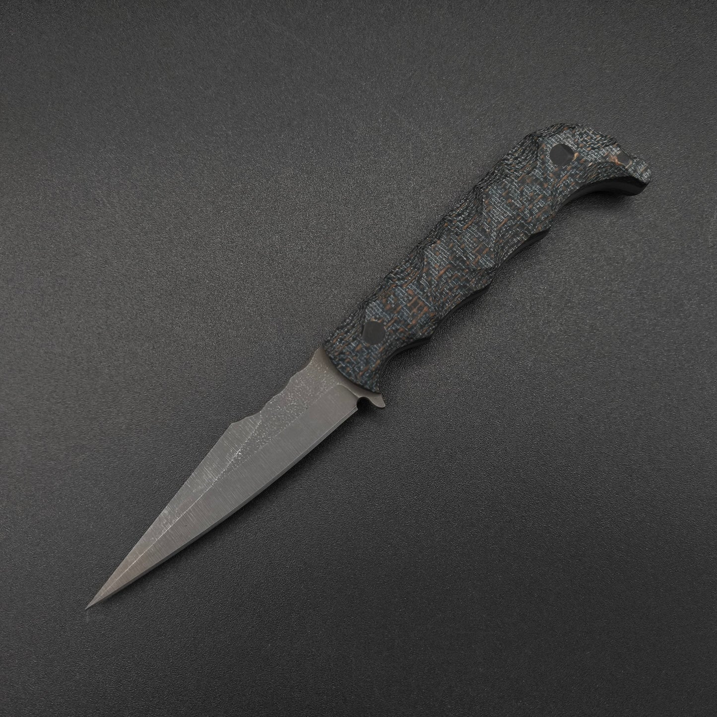 Half Face Blades Senator Kamari Burlap Micarta 2