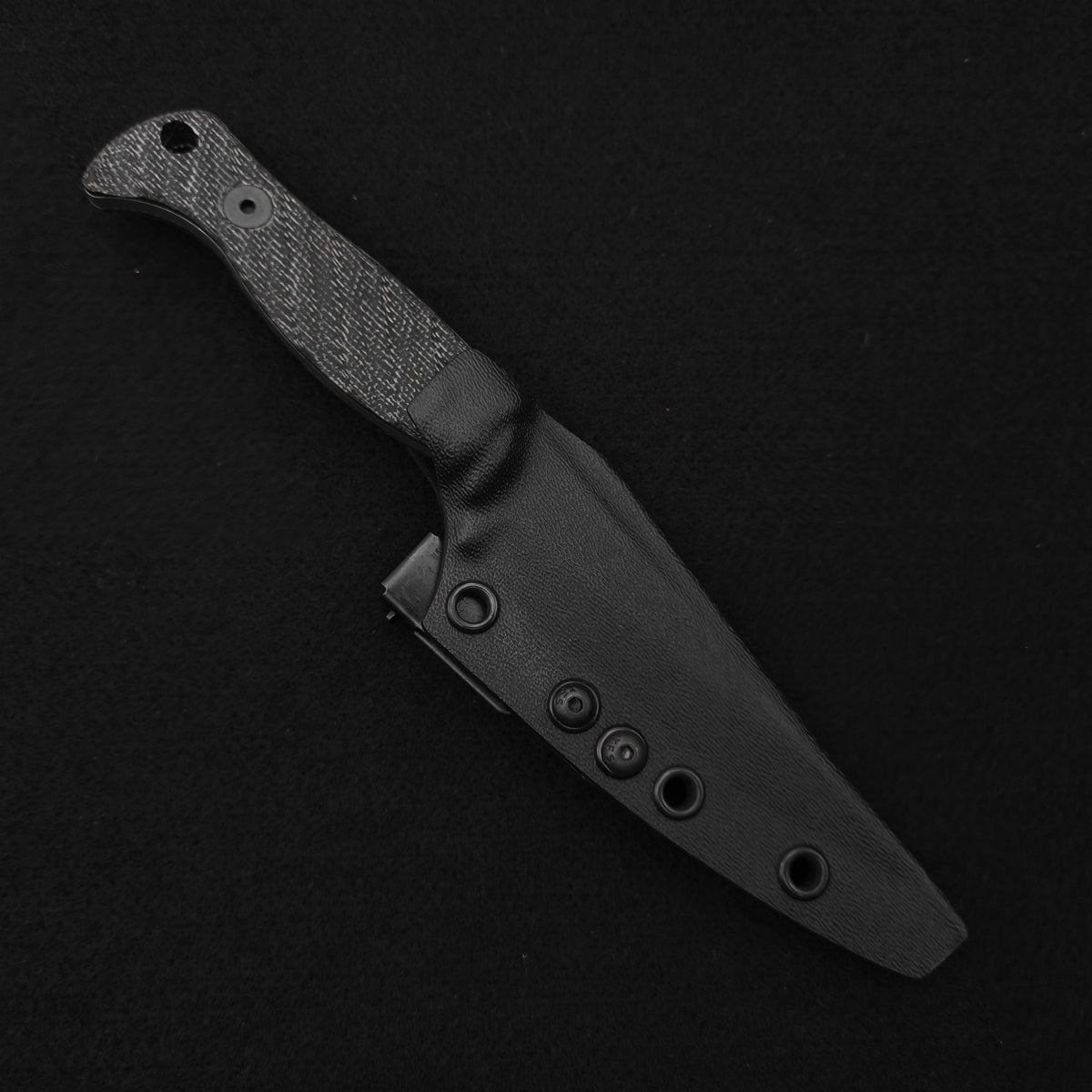 Half Face Blades Congressman Black Canvas Micarta