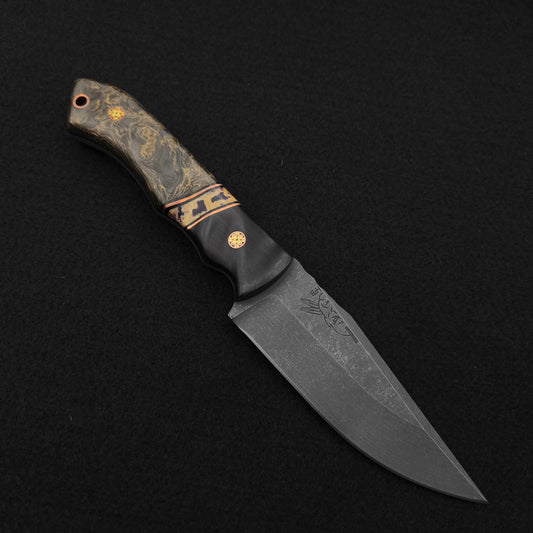 Half Face Blades Red Crow African Blackwood, Purple Calceon Split, Magnacut 1