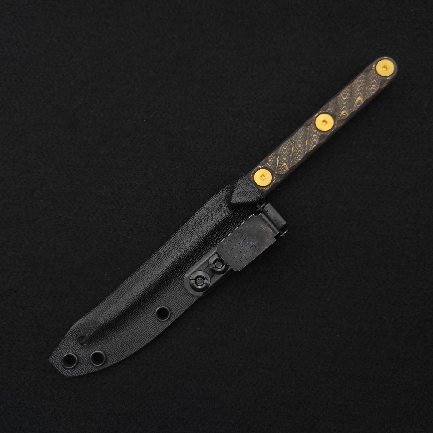 Half Face Blades OSS Spike, Gold Camo Carbon Fiber, Midnight Bronze Cerakote 5