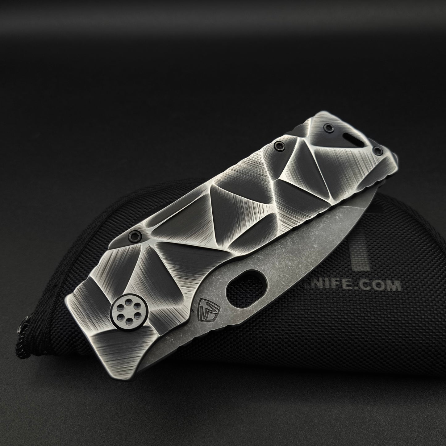 Medford Fat Daddy MagnaCut, Black with Silver Stained Glass 3