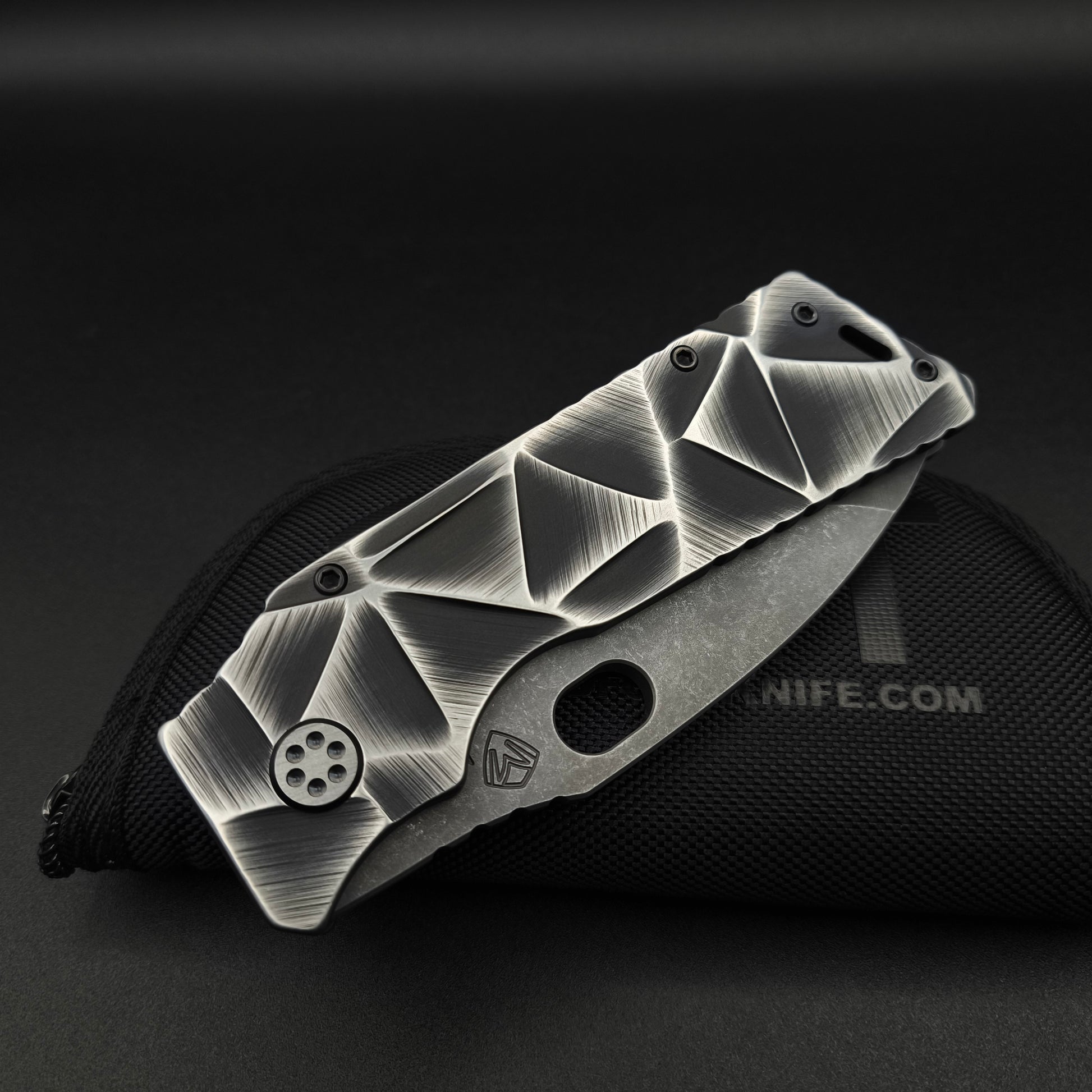 Medford Fat Daddy MagnaCut, Black with Silver Stained Glass 3