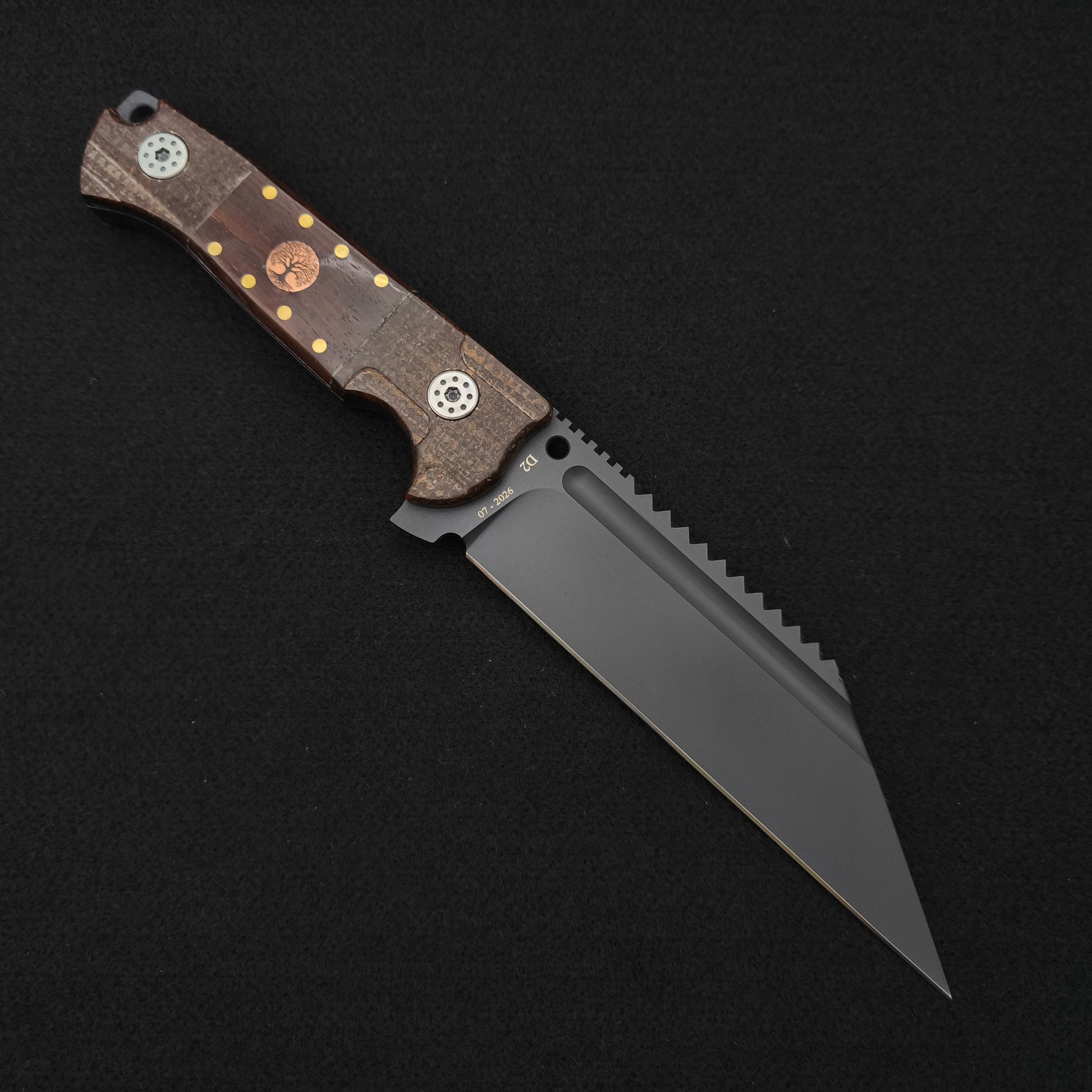 ADV Saw King Custom Micarta Scales 2