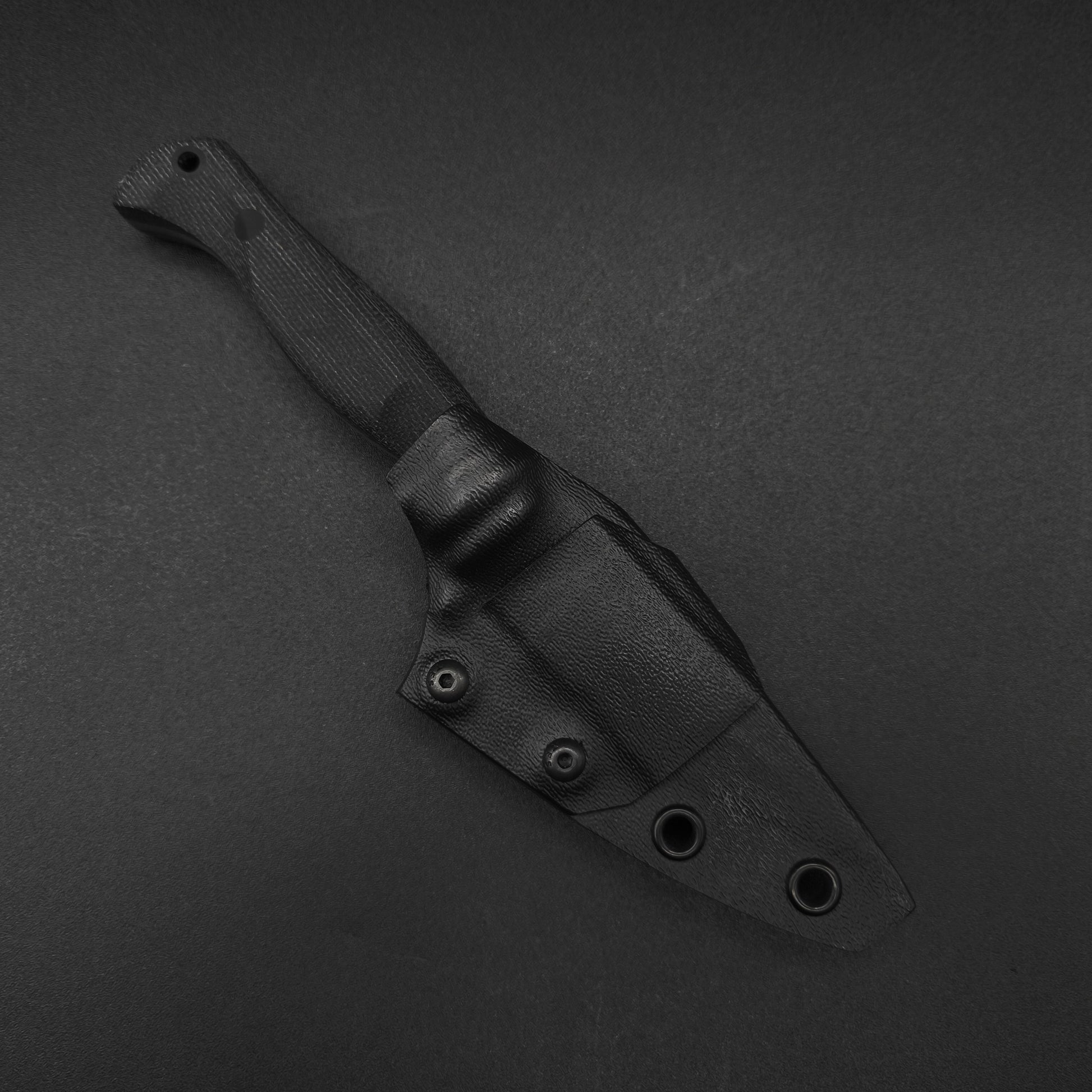 Half Face Blades Gulo Gulo, Black Canvas Micarta 3