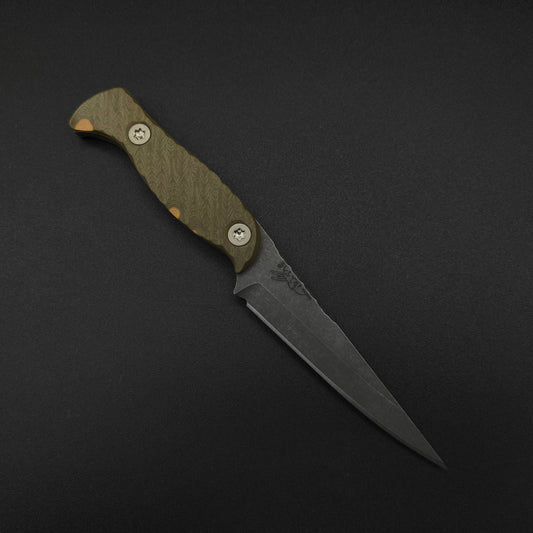 Half Face Blades Congressman OD Green and Coyote G10, stonewashed 1