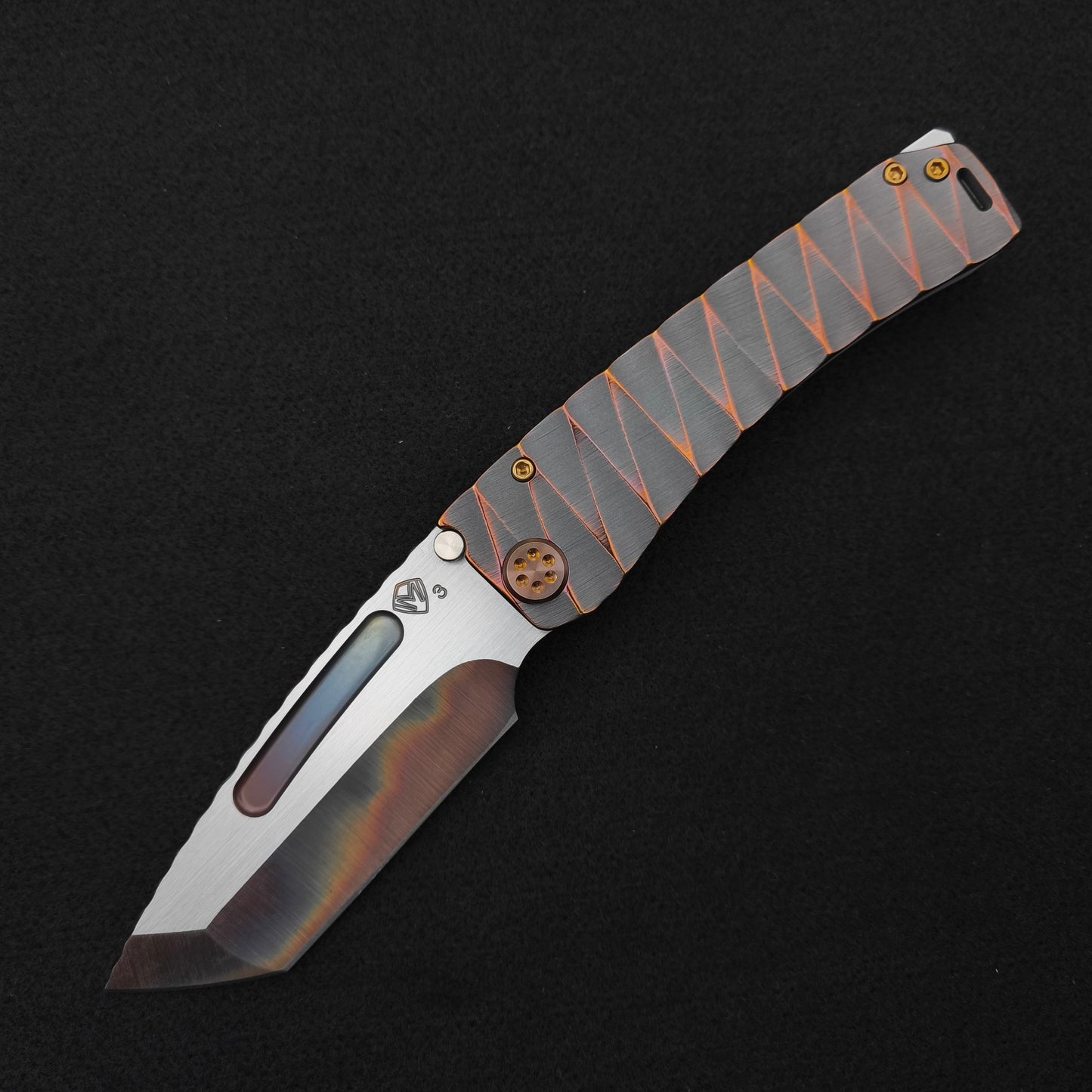 Medford Marauder, Full Size, Jimped Vulcan Tanto, CuRose Lightning 1