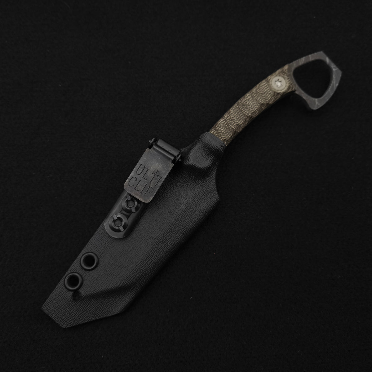 Half Face Blades SHPOS OD Green Canvas Micarta