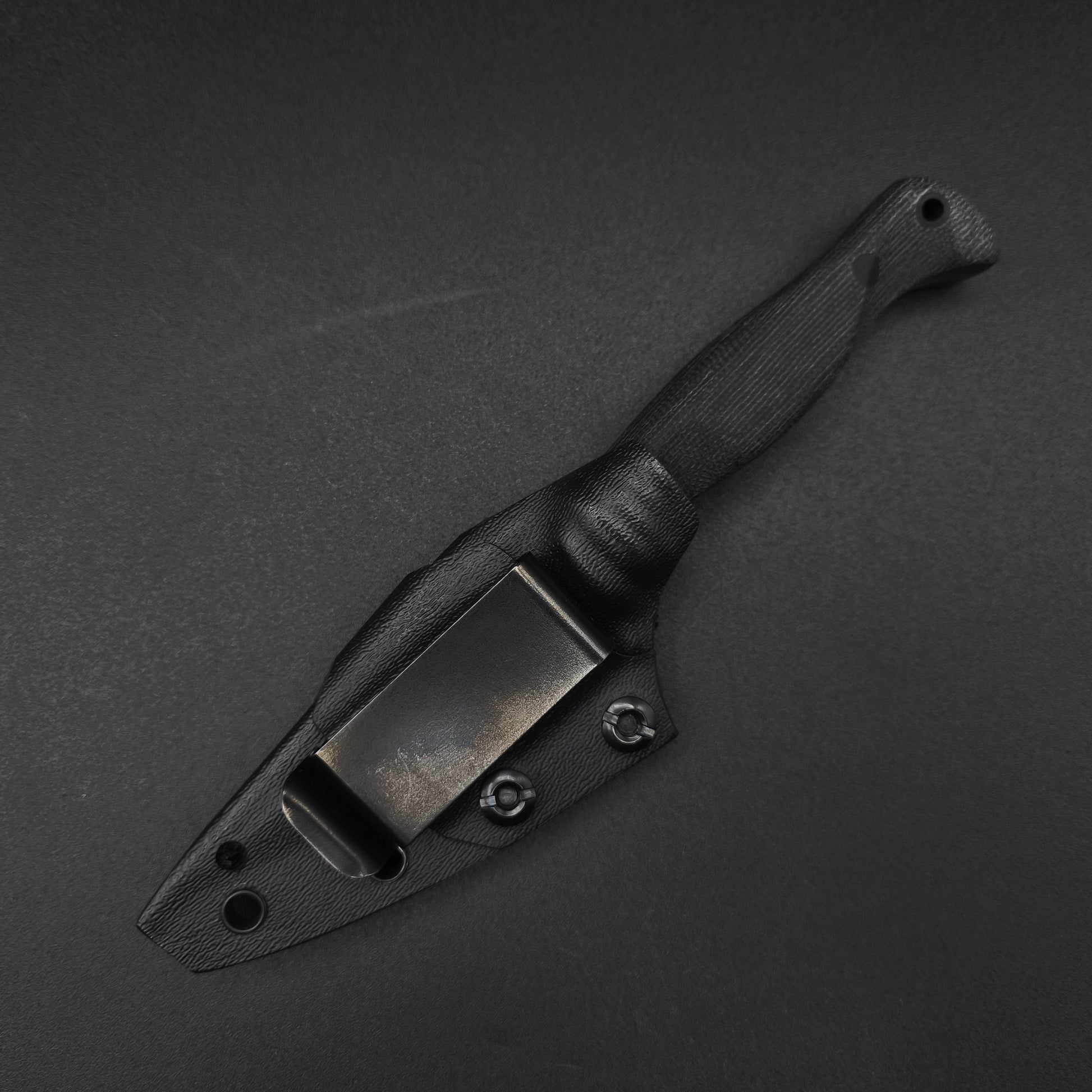 Half Face Blades Gulo Gulo, Black Canvas Micarta 4