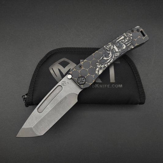 Medford Marauder H Acid Dist Tanto, Samurai Series "Samurai Armor", Limited Edition 1