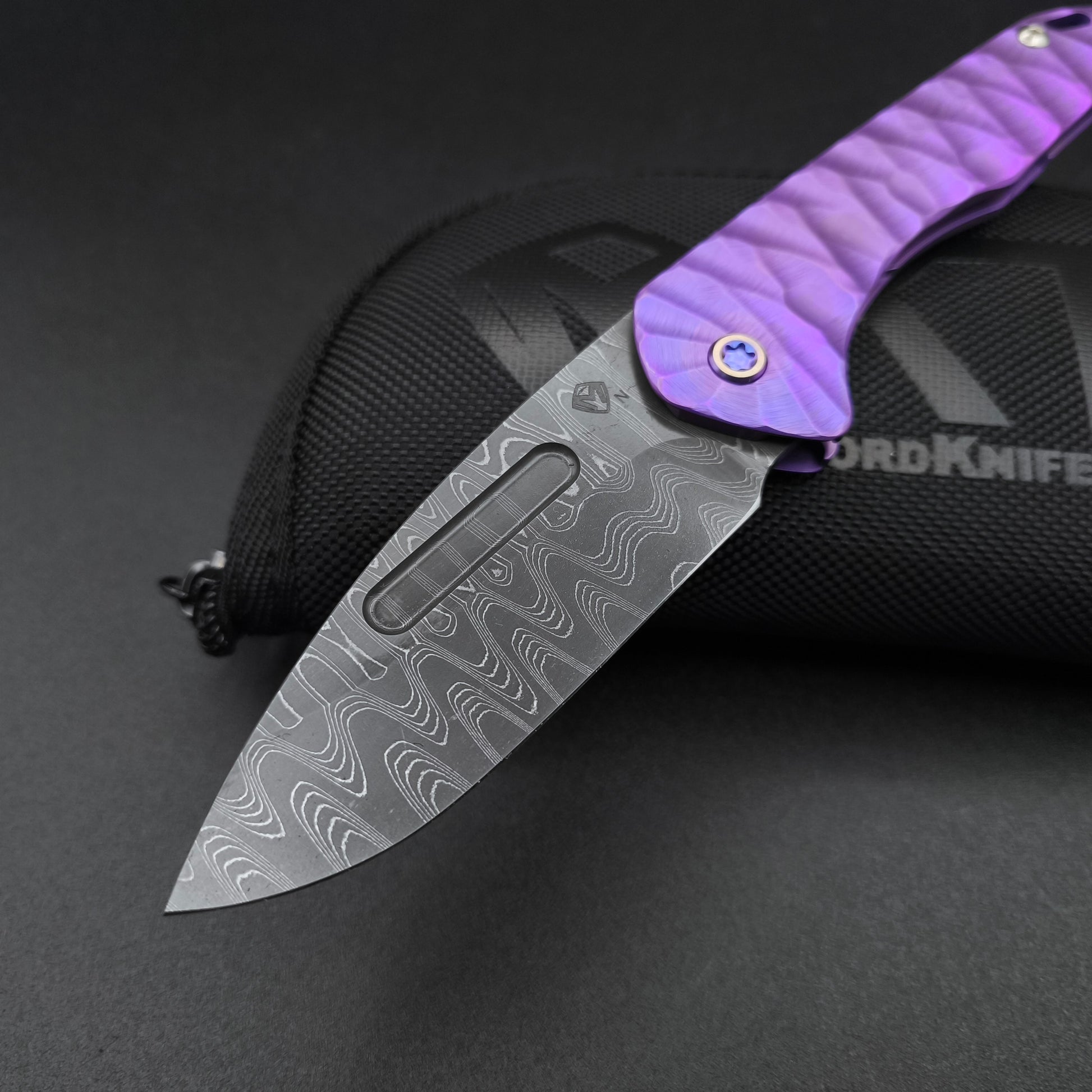Medford Praetorian Slim Chad Nichols Damascus, Violet Predator 3