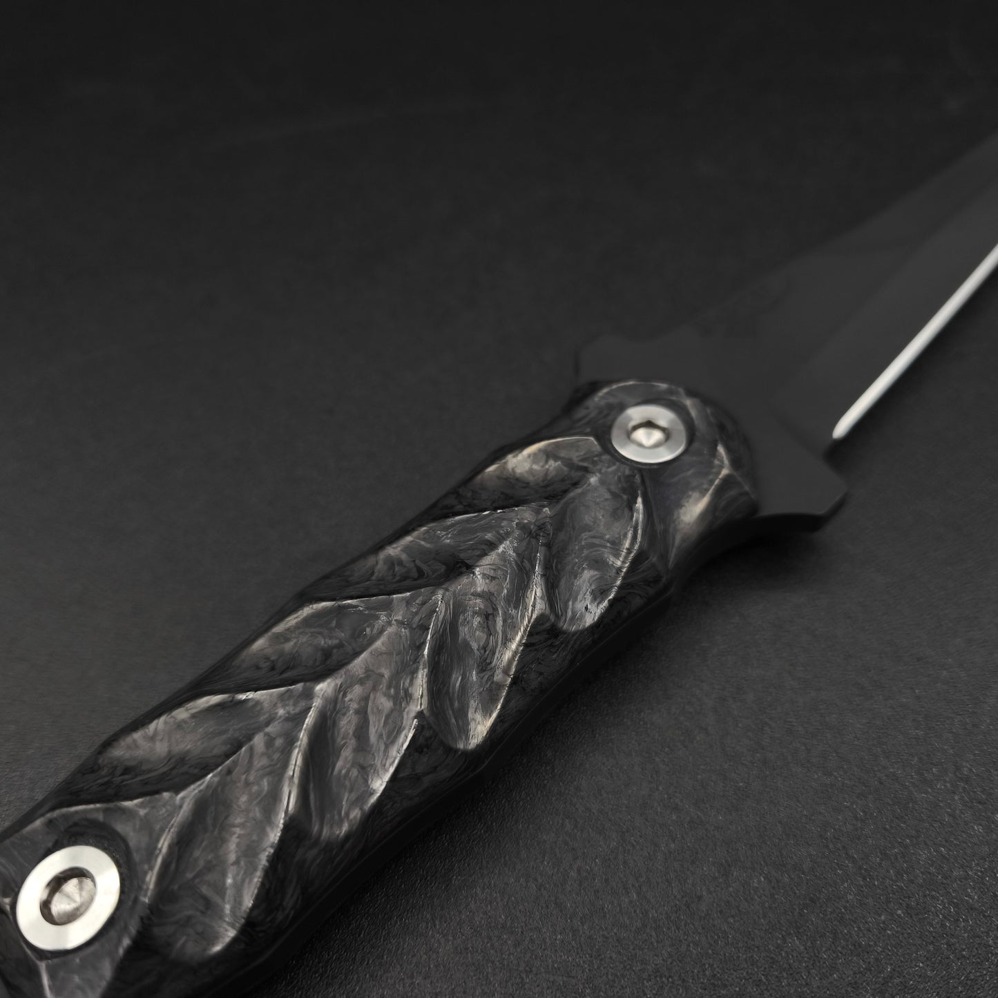 Half Face Blades Combat Filet Black Dark Matter Carbon, Armor Black Cerakote 3