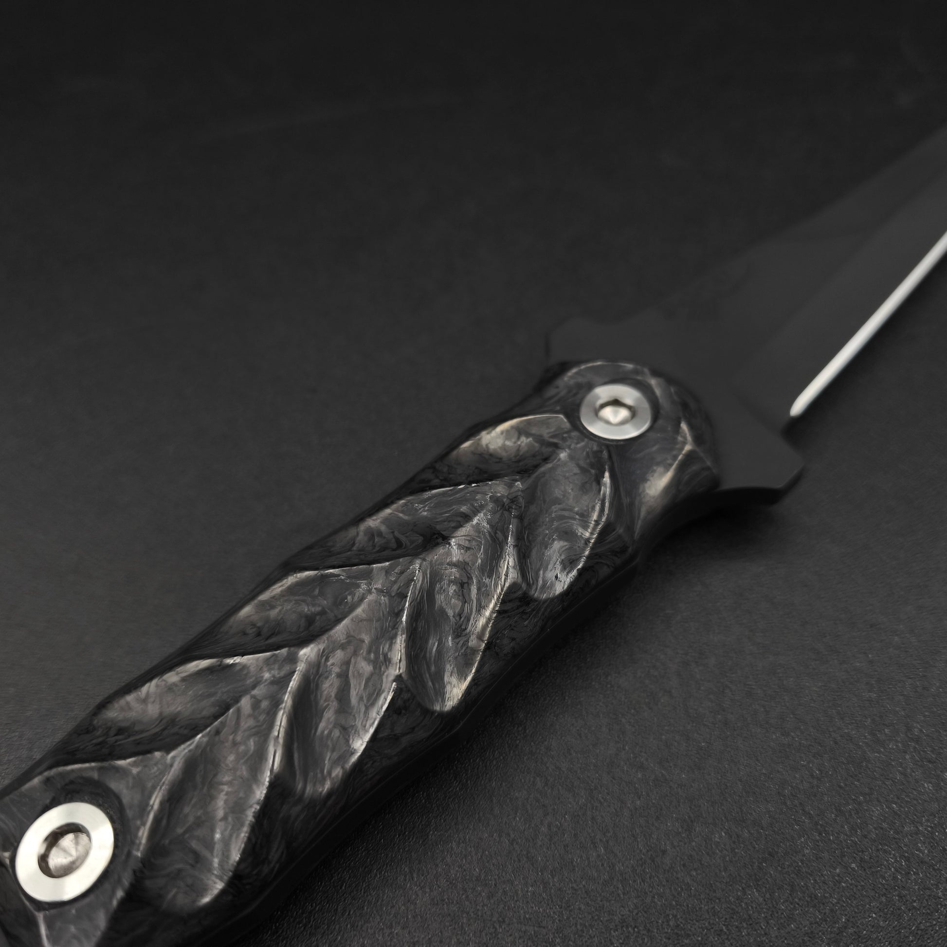 Half Face Blades Combat Filet Black Dark Matter Carbon, Armor Black Cerakote 3