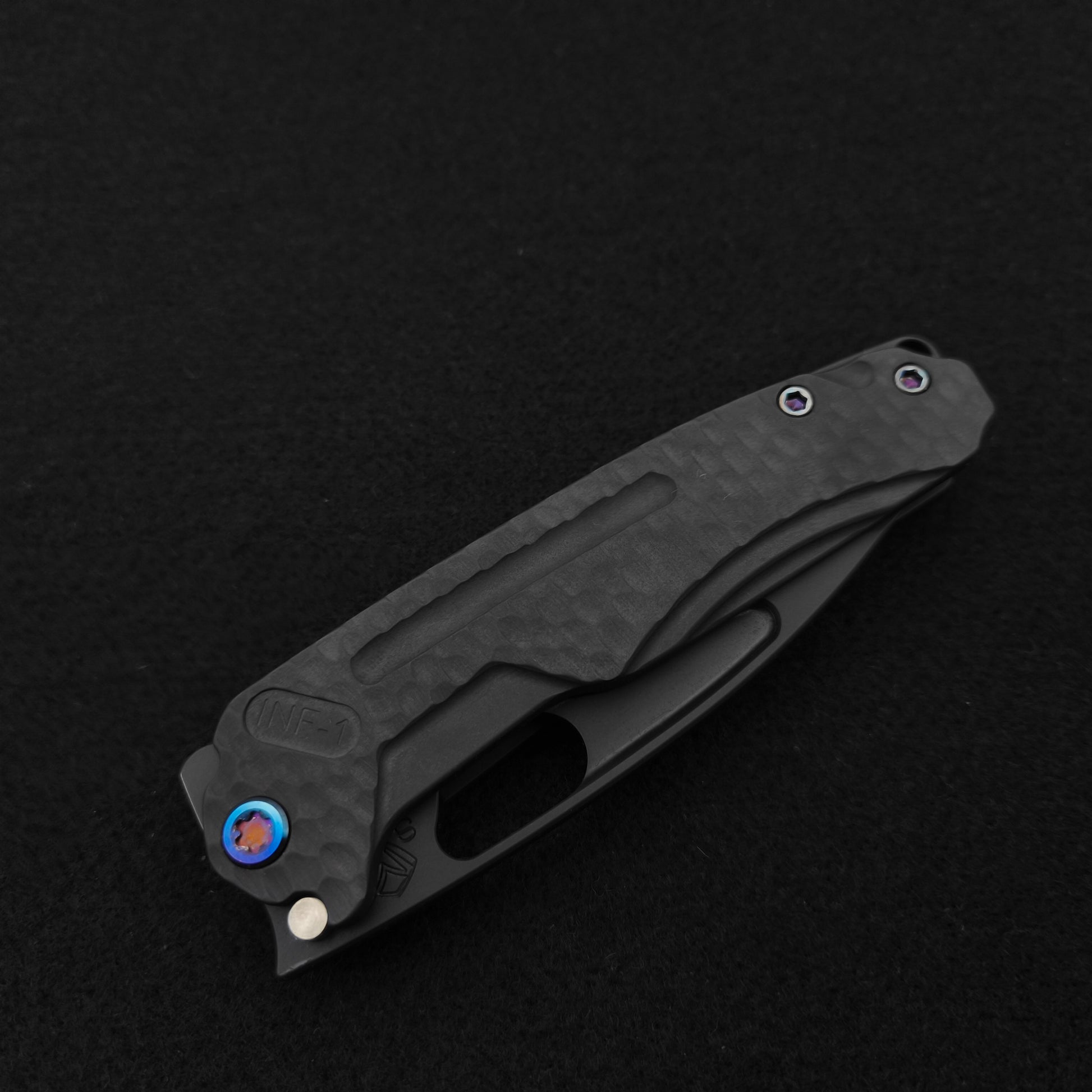 Medford Infraction Framelock, Black DLC Cobblestone 3