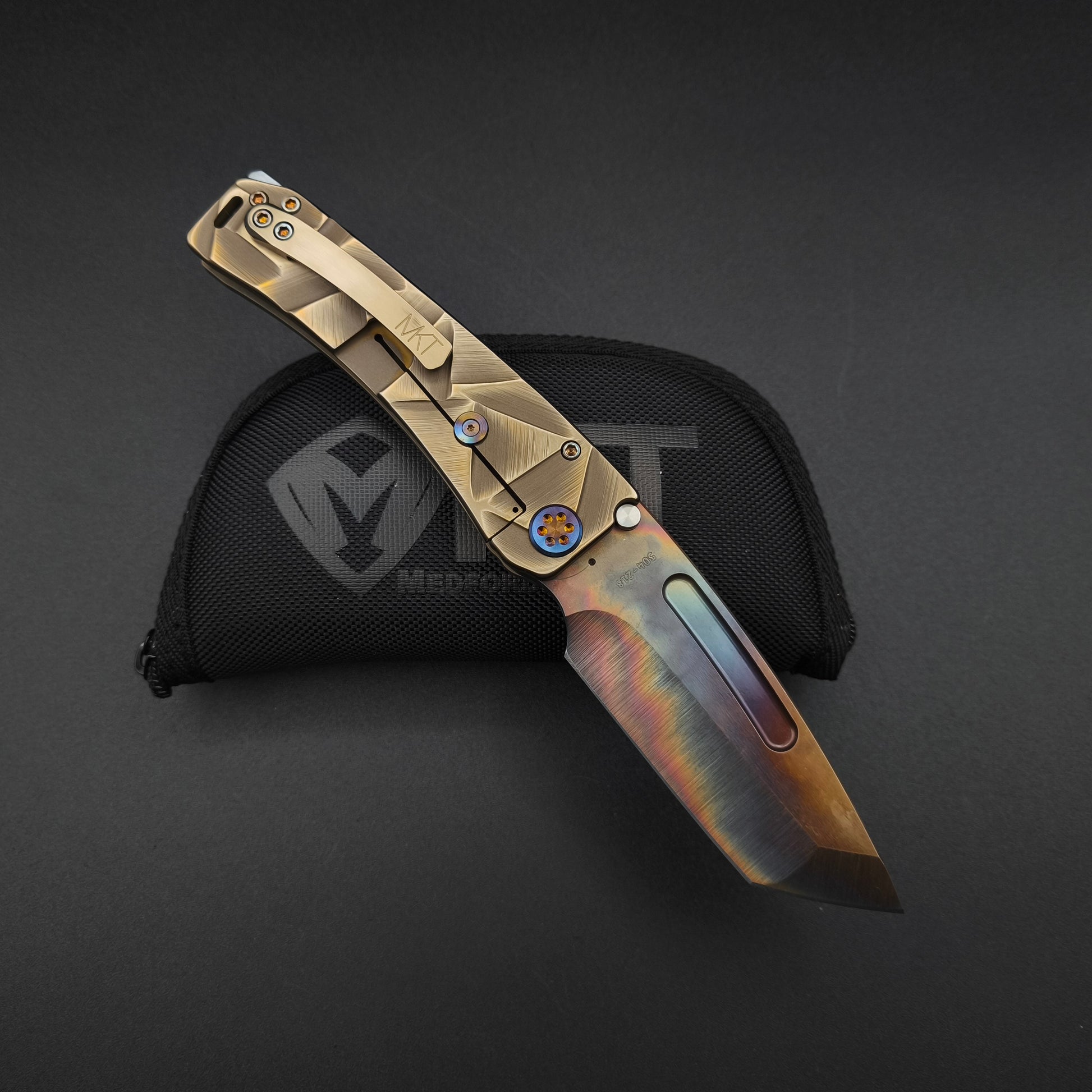Medford Marauder, Full Size, Vulcan Tanto, Bronze Stained Glass 2