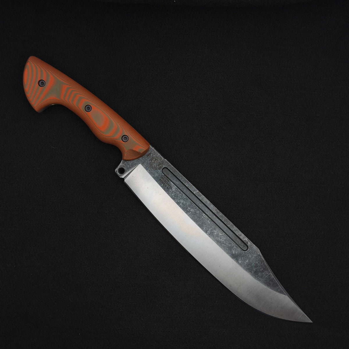 Work Tuff Gear PWB-9-NC (SK85), Natural Washed, Hunter Orange Camo G10 - Special Edition 3