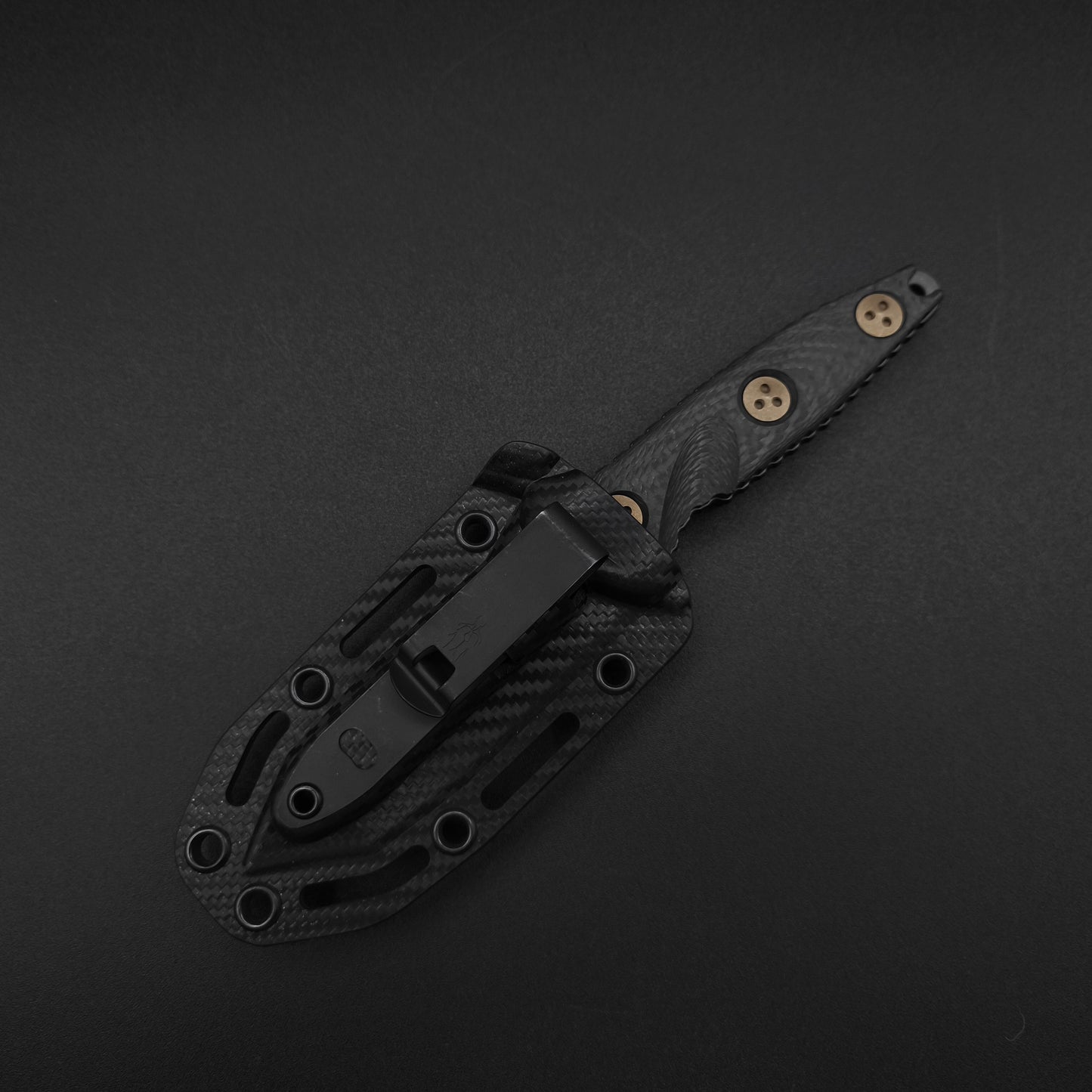 Microtech Knives Socom Alpha Mini T/E PS Black DLC CF 4