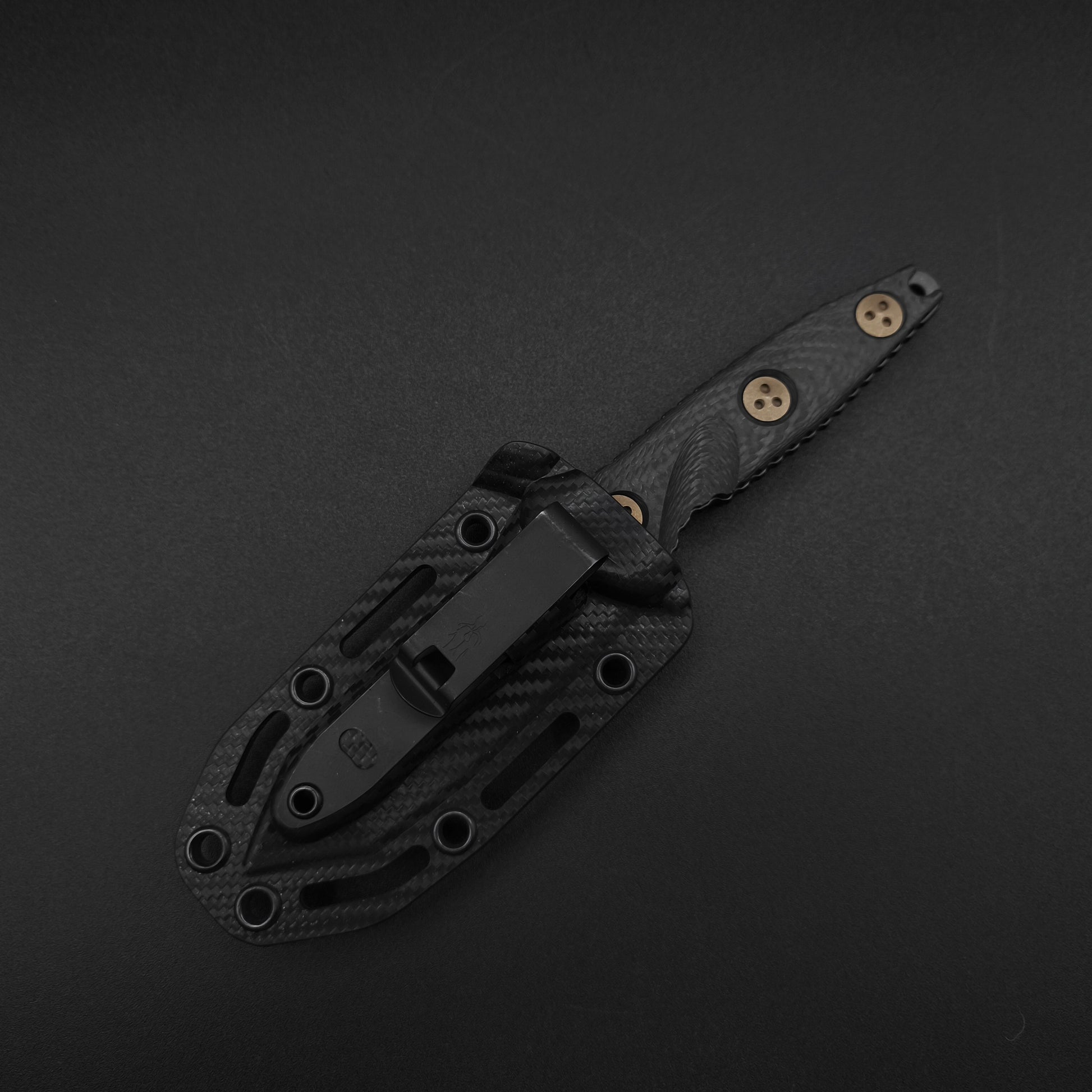 Microtech Knives Socom Alpha Mini T/E PS Black DLC CF 4