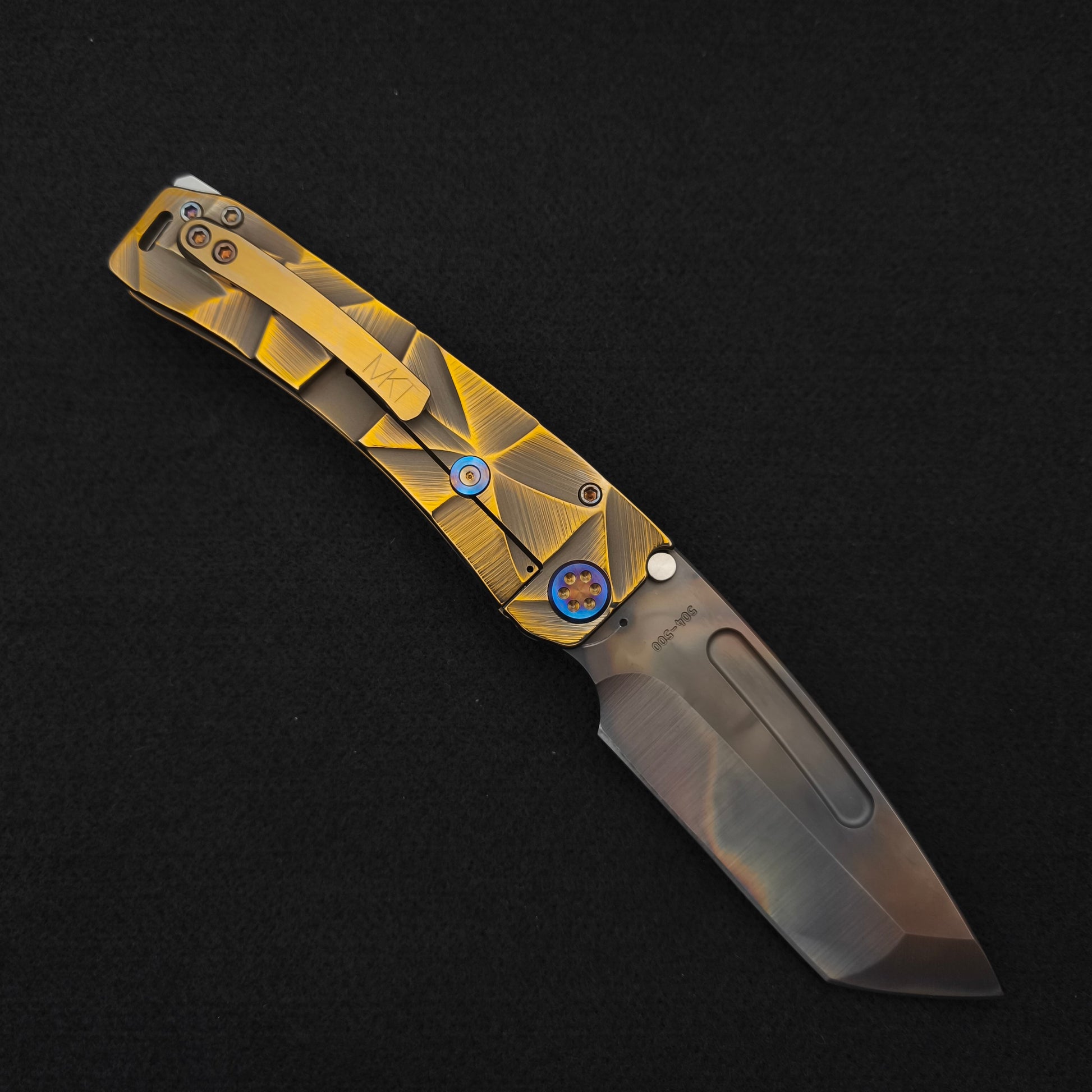 Medford Marauder, Full Size, Vulcan Tanto, Bronze Stained Glass 2