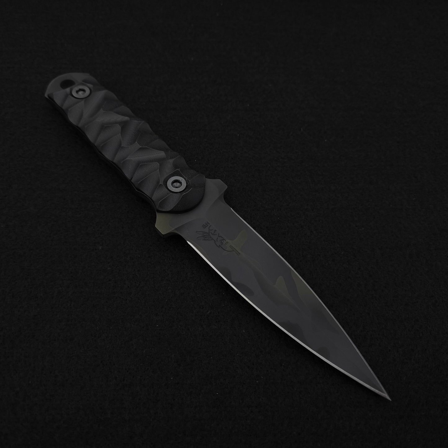 Half Face Blades Combat Dagger Black Multicam Dagger – knifeaddict