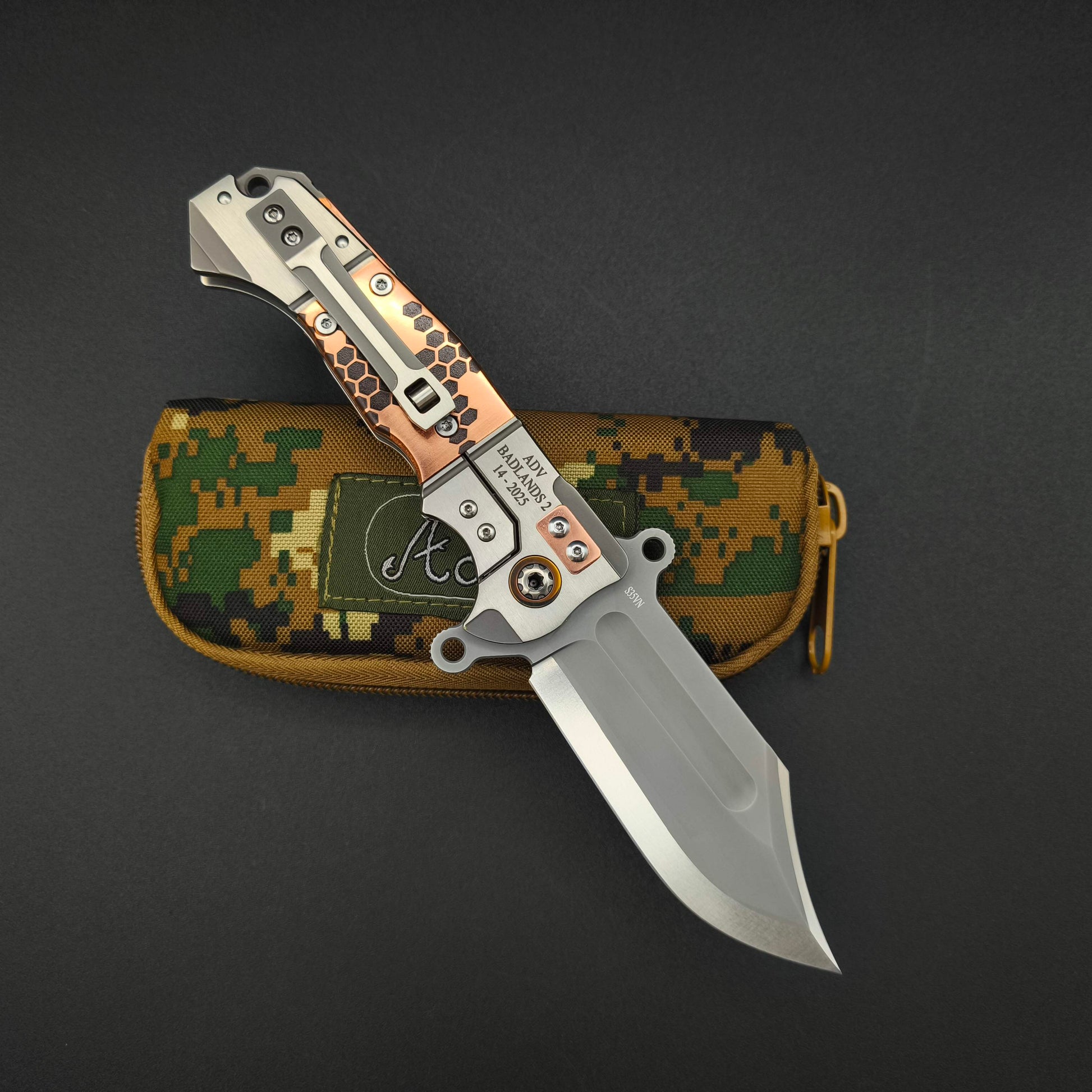 ADV Badlands Bowie Copper Honey Comb 2