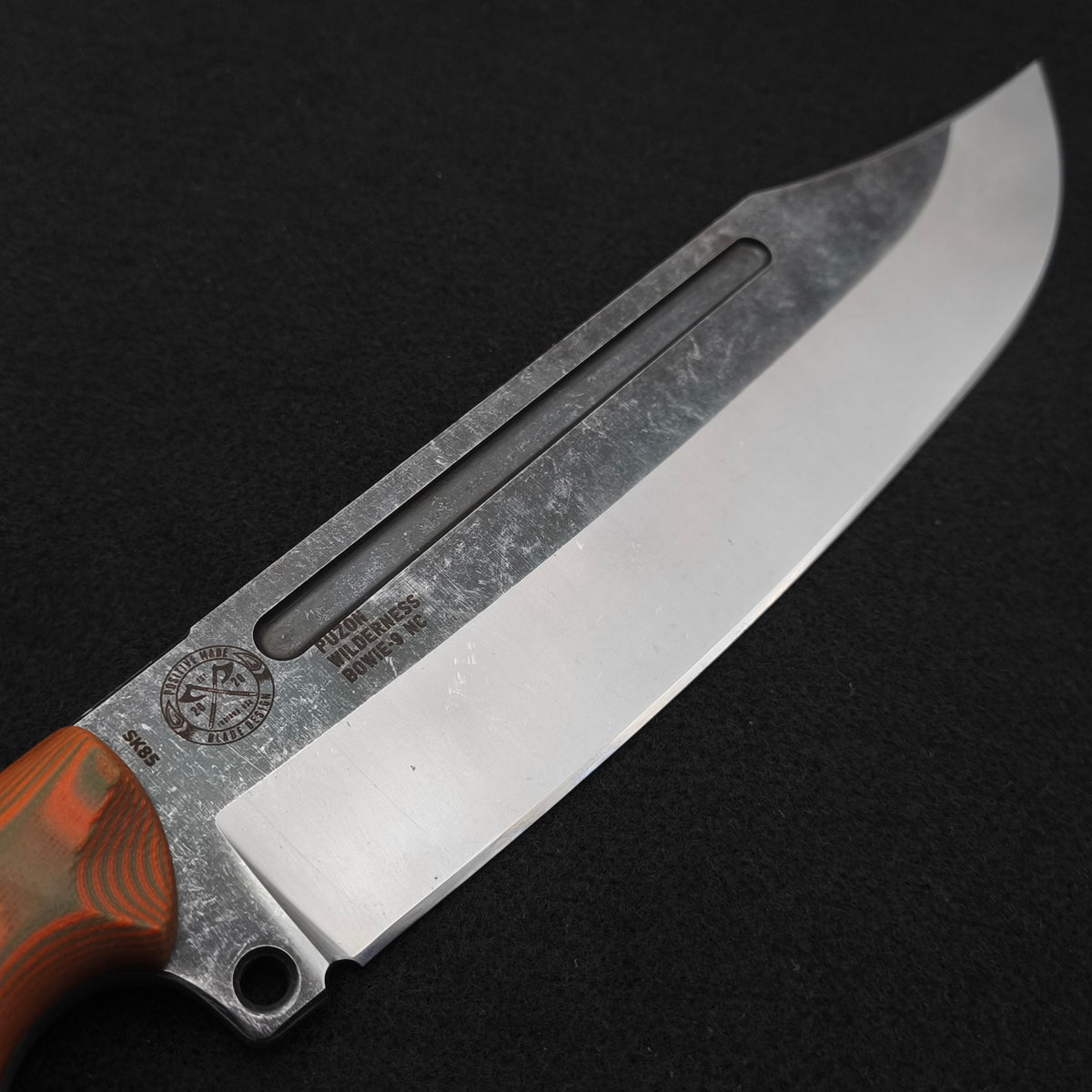 Work Tuff Gear PWB-9-NC (SK85), Natural Washed, Hunter Orange Camo G10 - Special Edition 4
