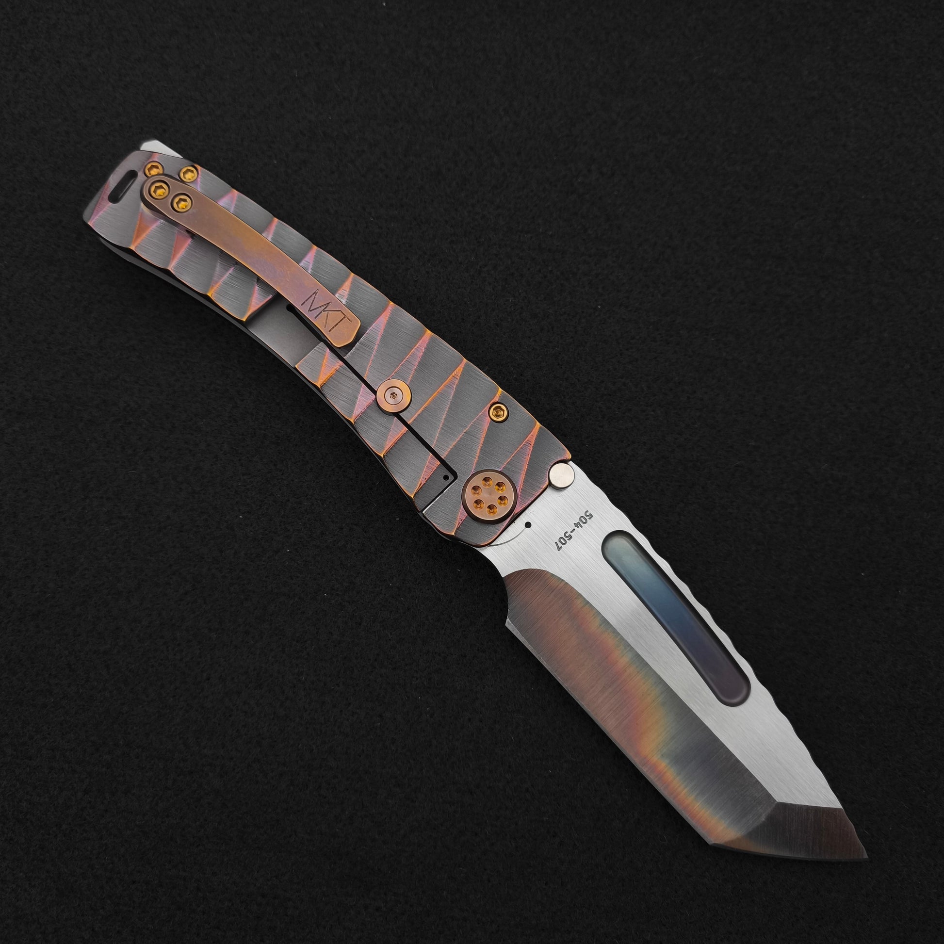 Medford Marauder, Full Size, Jimped Vulcan Tanto, CuRose Lightning 2