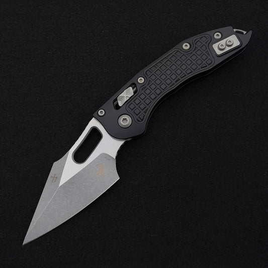 Microtech Stitch S/E Ram Lok Black Frag M390MK Apo 1