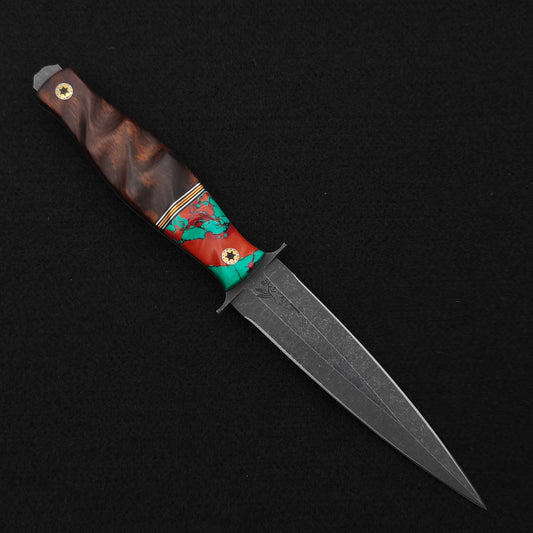 Half Face Blades Fairbairn Sykes Sonoran Sunset Tru Stone, Desert Ironwood 1