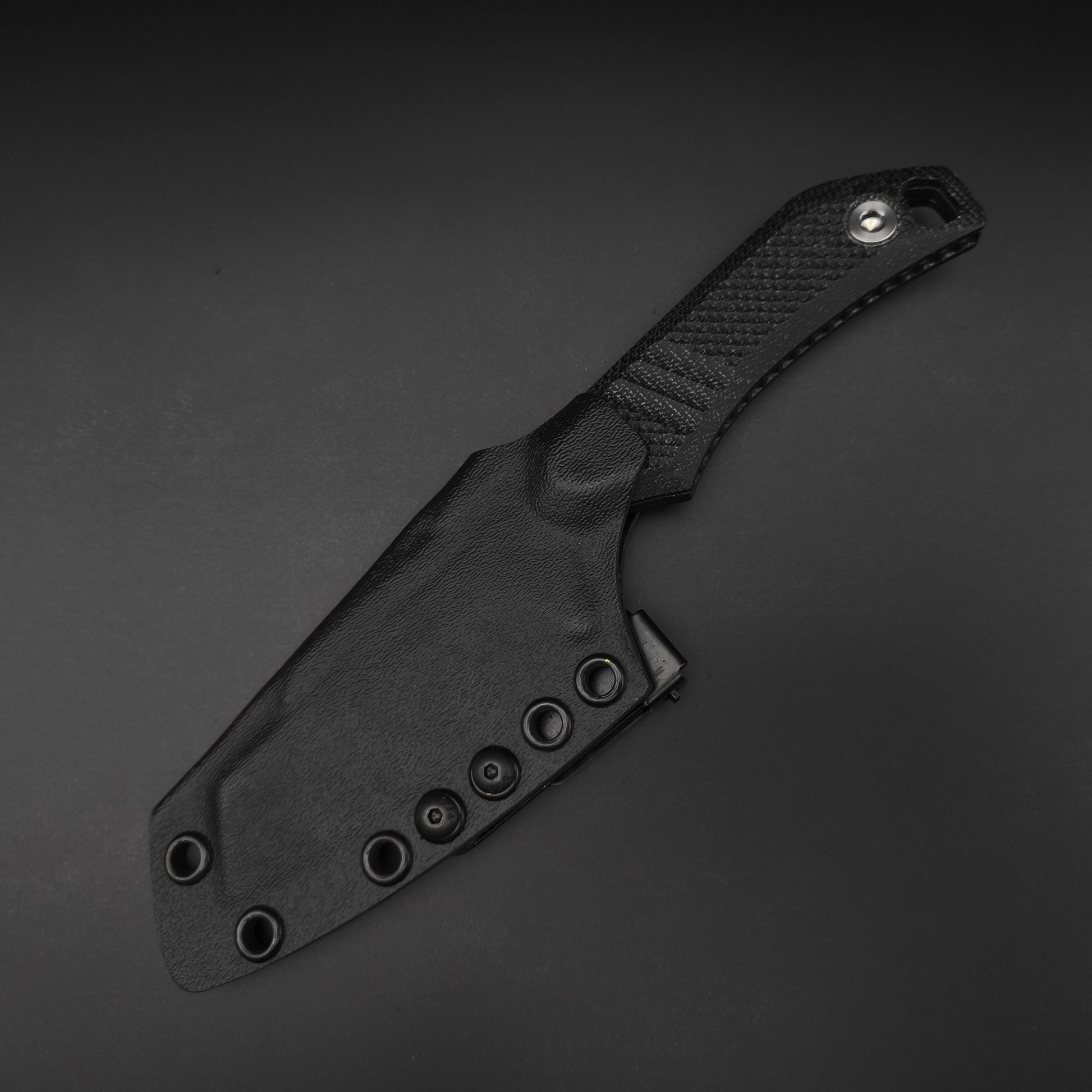 Half Face Blades Saxon Black Canvas Micarta, Midnight Bronze 4
