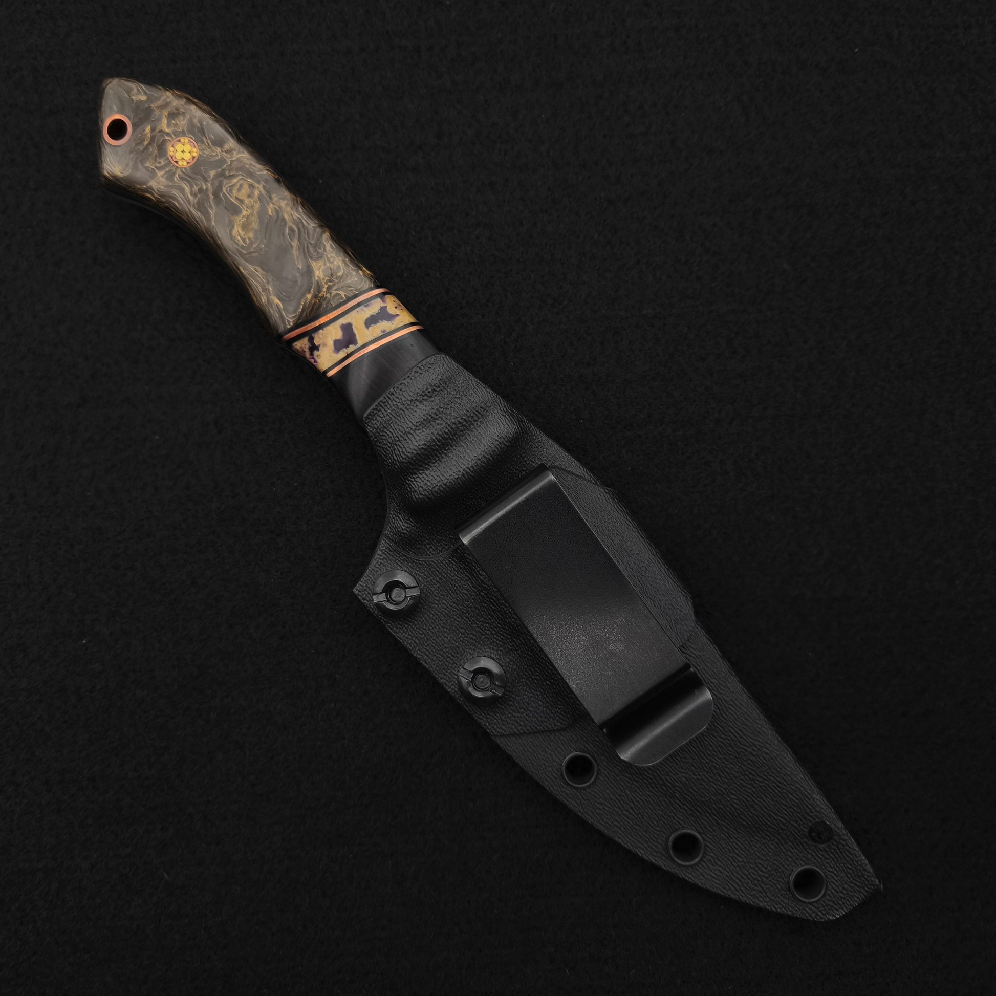 Half Face Blades Red Crow African Blackwood, Purple Calceon Split, Magnacut 5