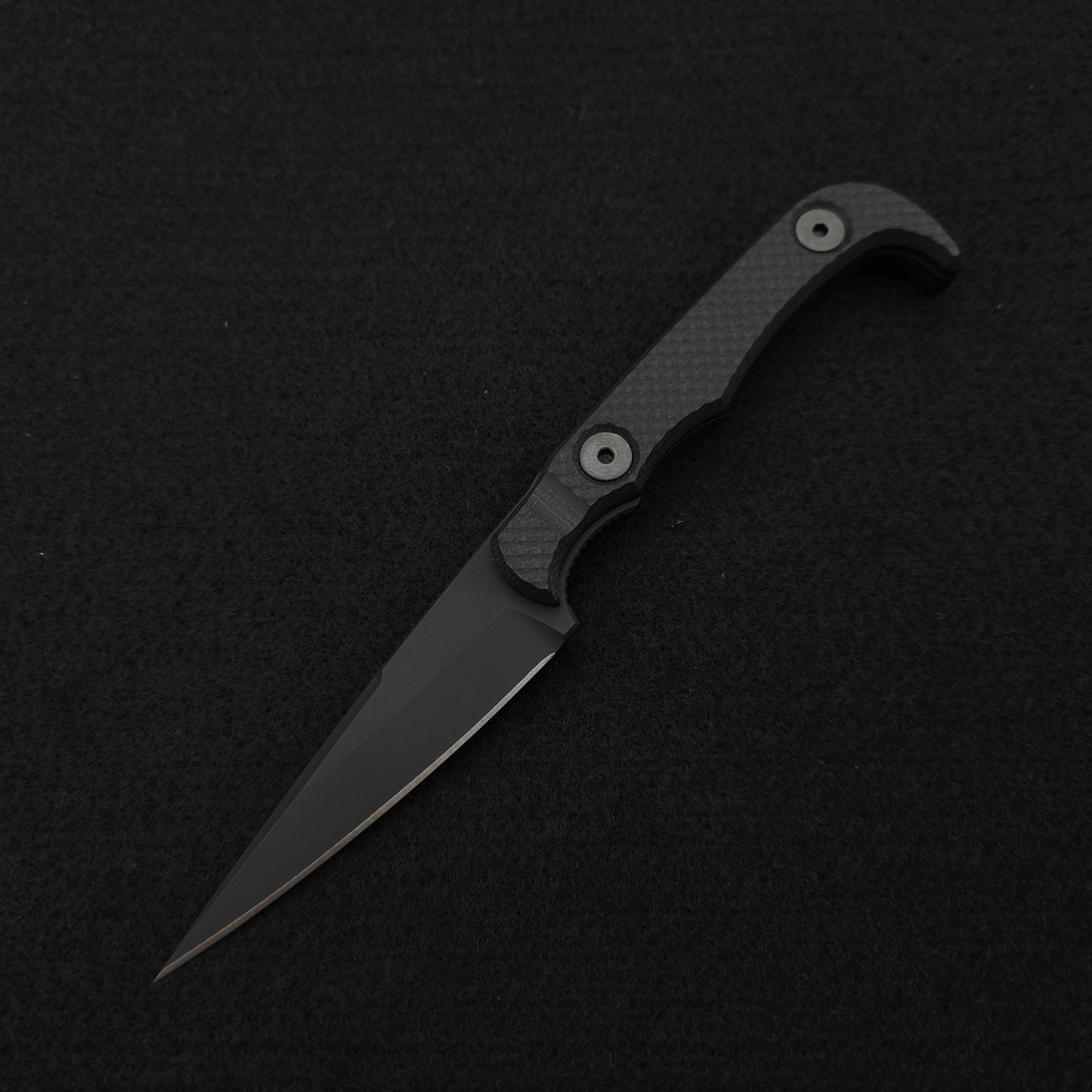 Half Face Blades Slenderman, Black G10, Armor Black Cerakote 2