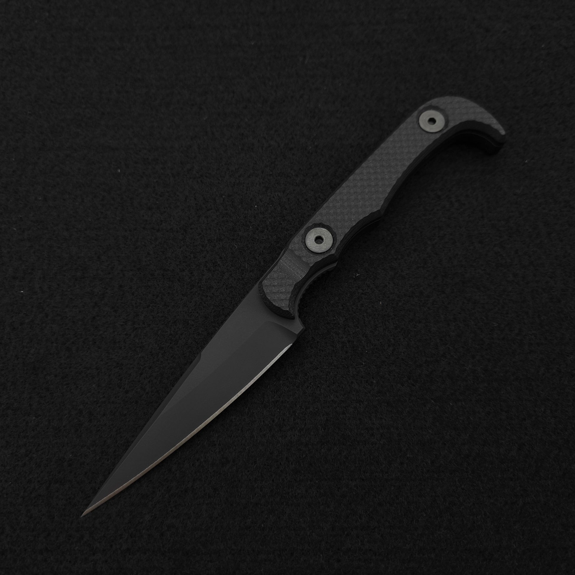 Half Face Blades Slenderman, Black G10, Armor Black Cerakote 2