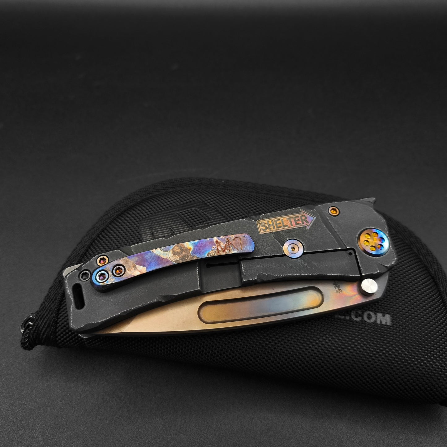 Medford Marauder H, Vulcan Tanto, Black Fallout Finish, Limited Edition