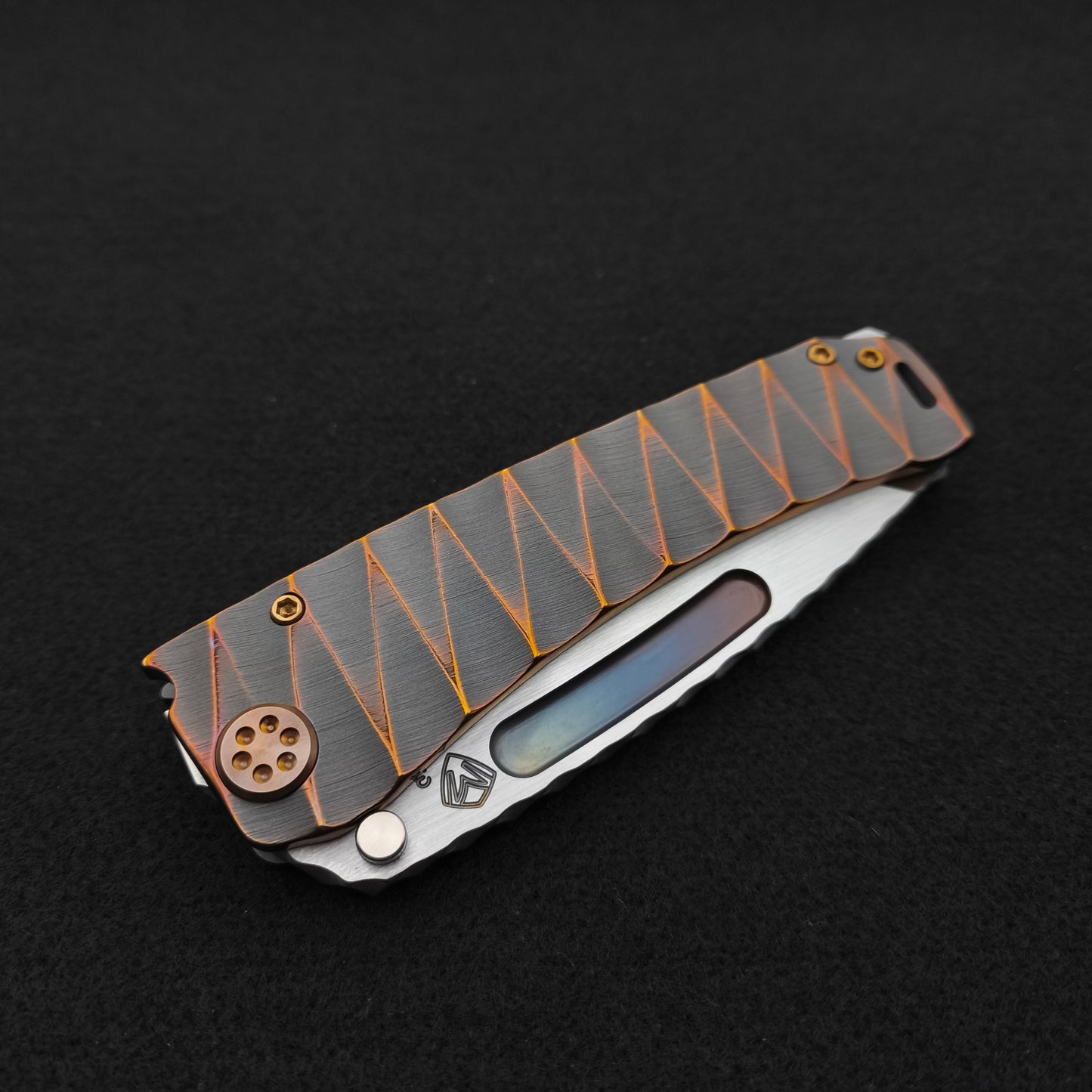 Medford Marauder, Full Size, Jimped Vulcan Tanto, CuRose Lightning 5