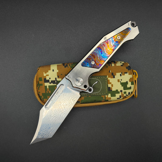 ADV Freak, Damascus, Satin with MokuTi