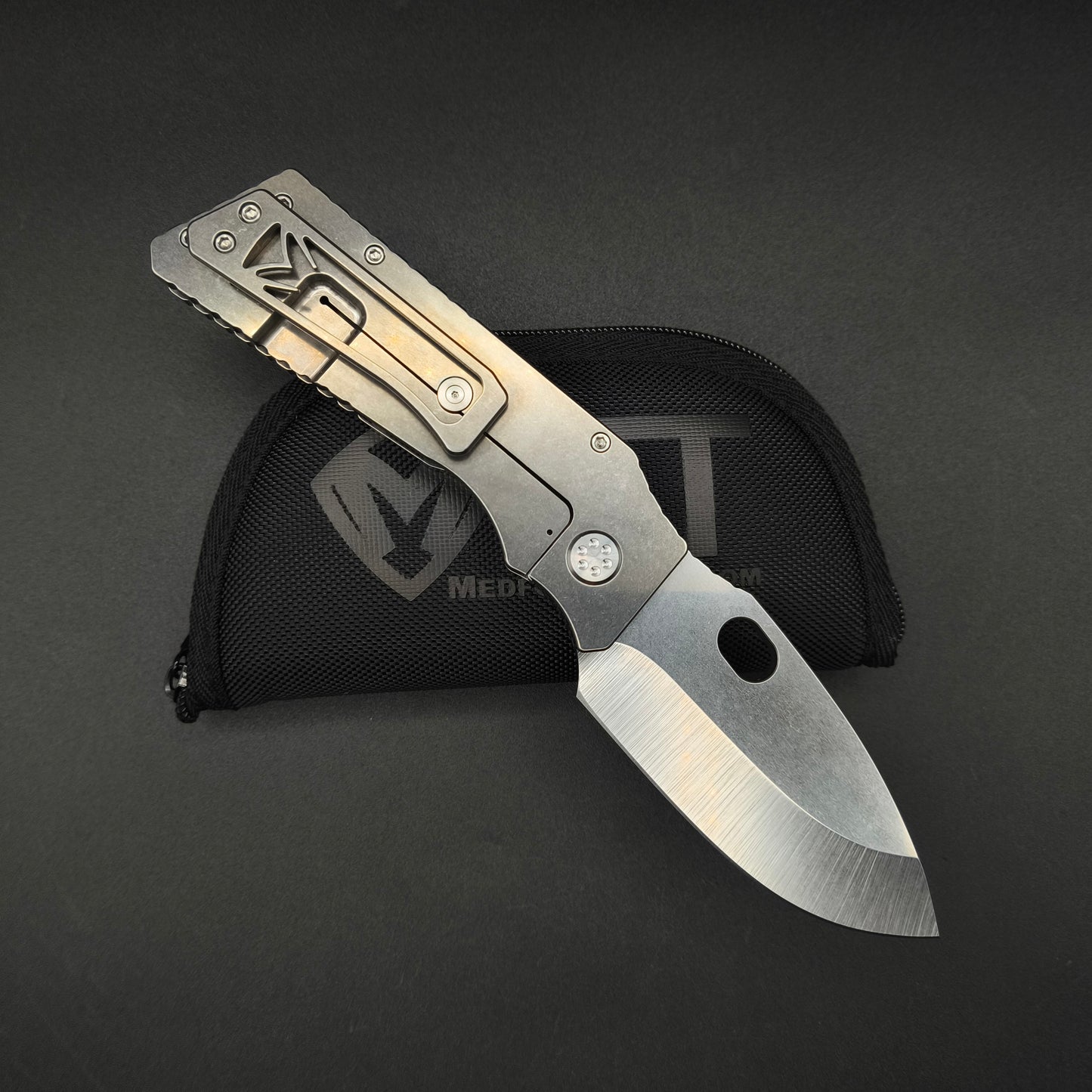 Medford Fat Daddy, Tumbled S35VN