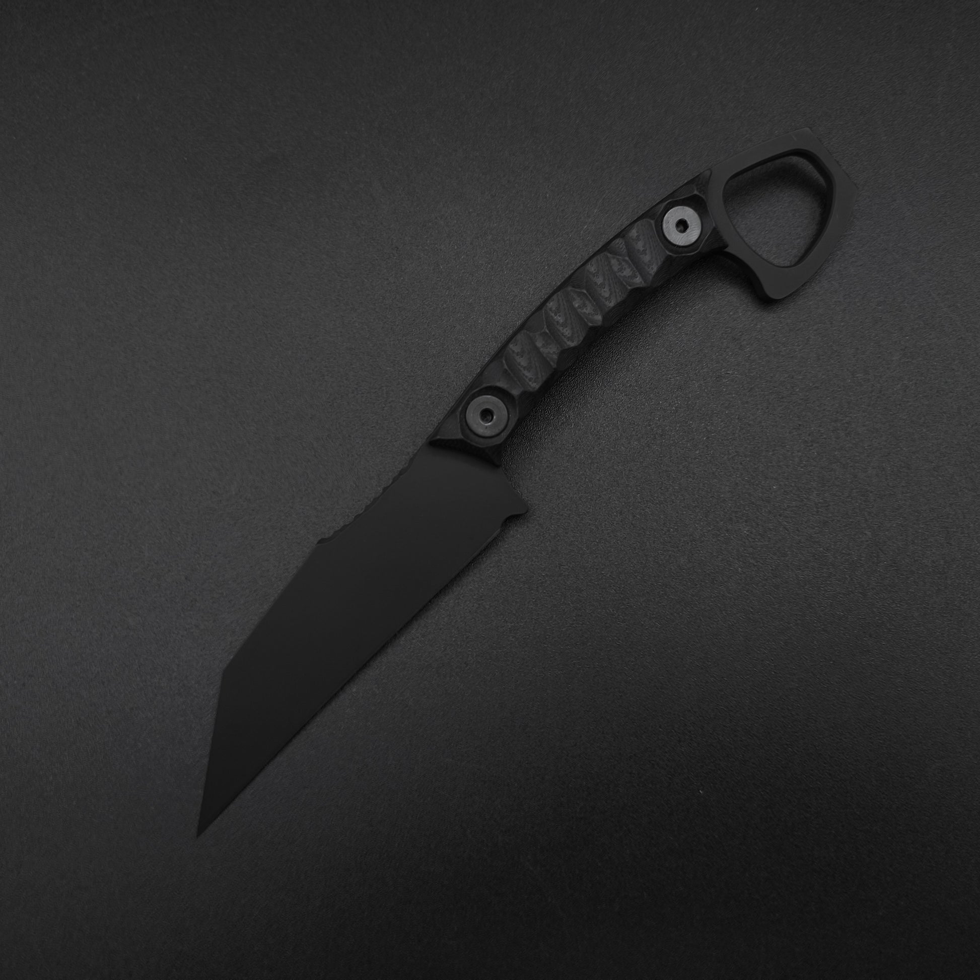 Half Face Blades SHPOS Black G10, Armor Black Cerakote 2