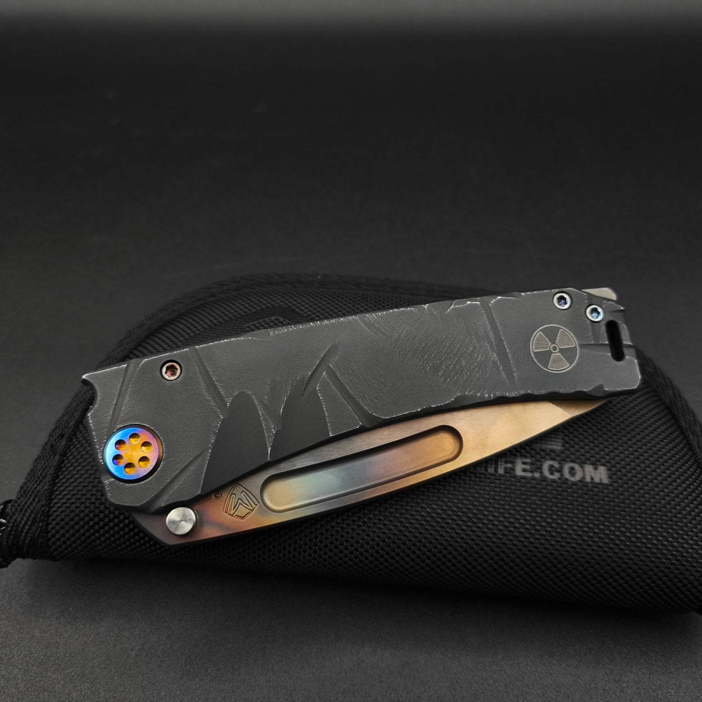 Medford Marauder H, Vulcan Tanto, Black Fallout Finish, Limited Edition