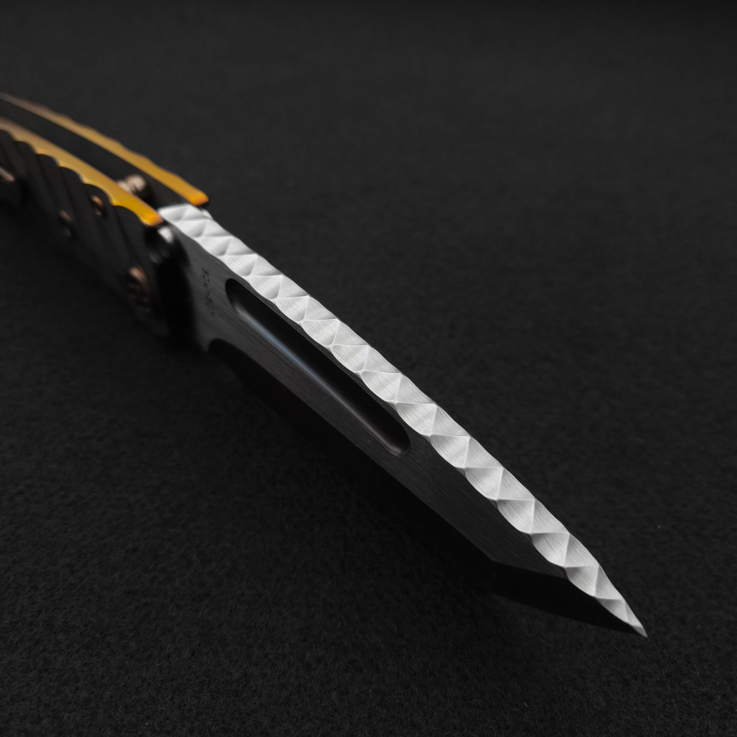 Medford Marauder, Full Size, Jimped Vulcan Tanto, CuRose Lightning 3