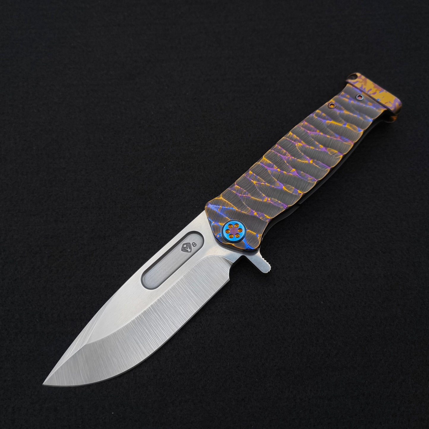 Medford USMC FF Fighter Flipper, Black Pen Flamed Predator 1