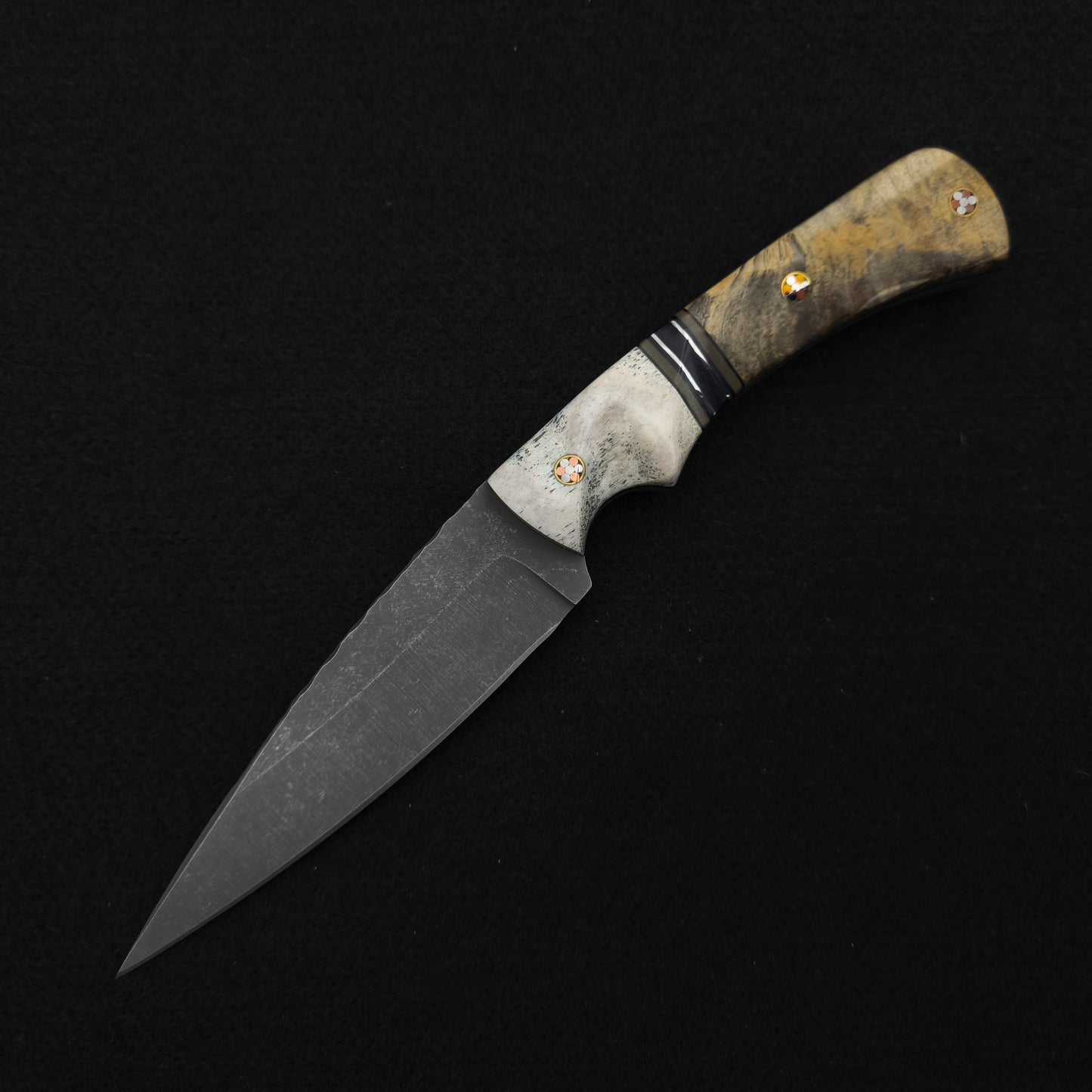 Half Face Blades Prometheus Elk Antler, Buckeye Burl 2