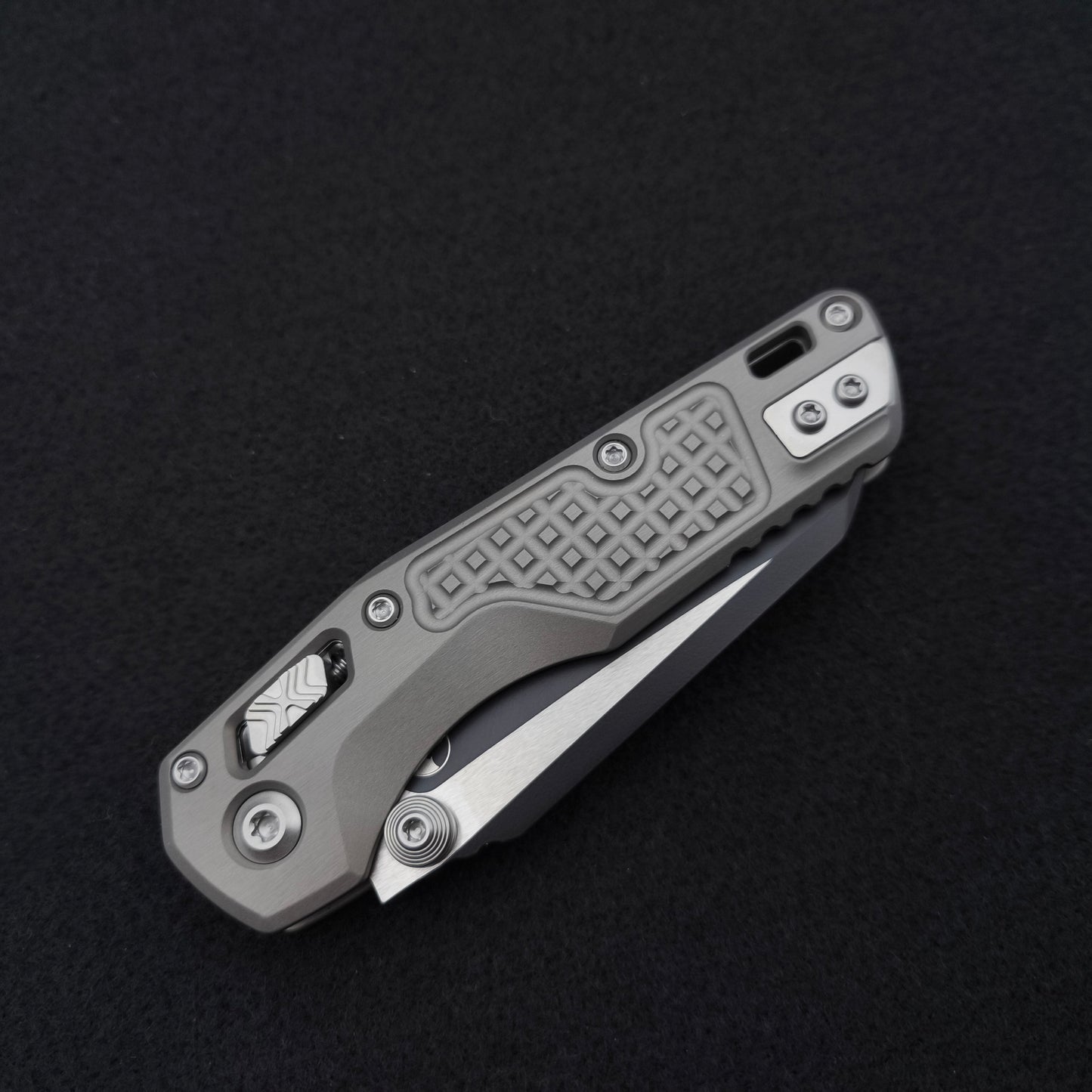 Microtech MSI Mini S/E Frag Natural Clear two-tone