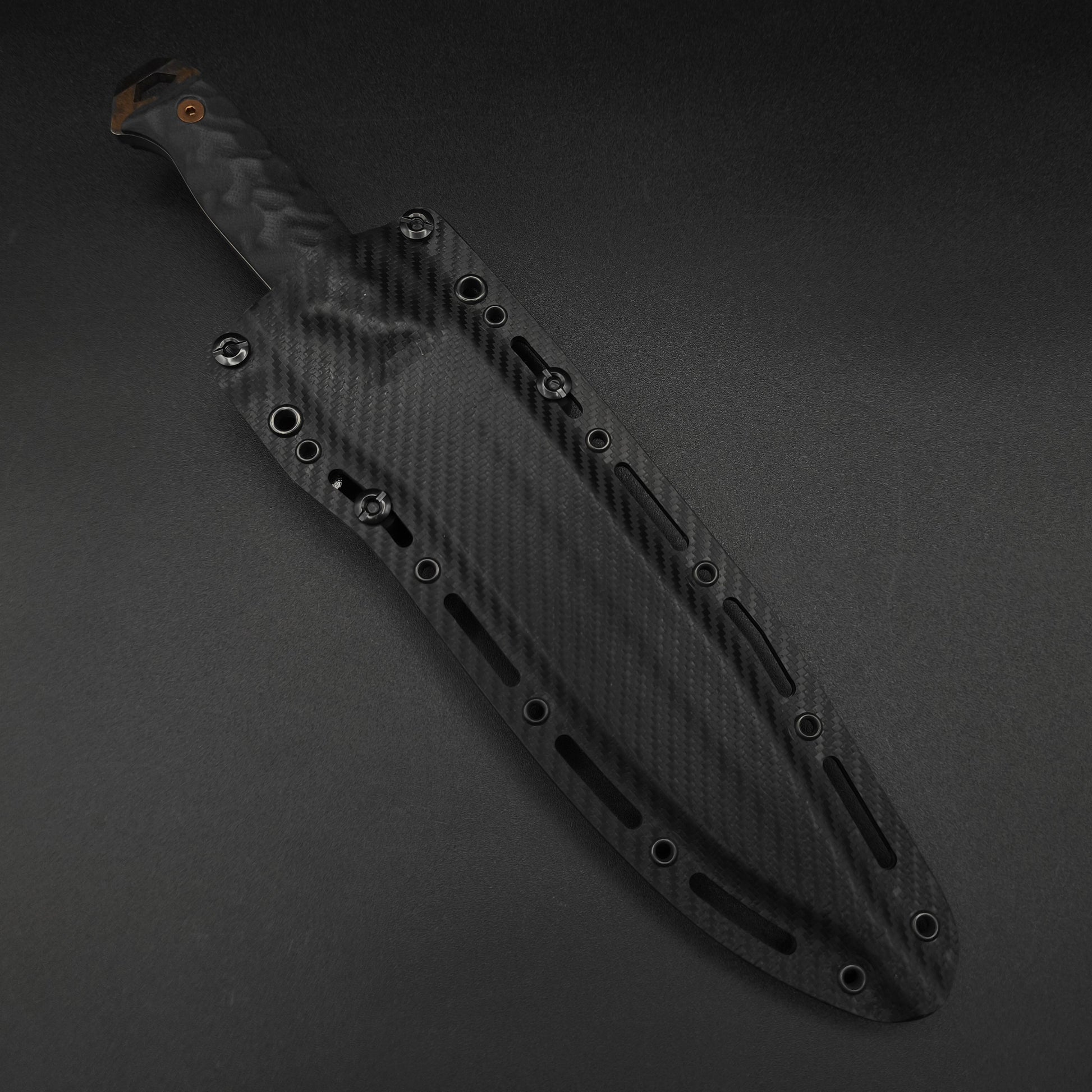 Dawson Marauder XL Wildfire, Black G10, ProCut 4