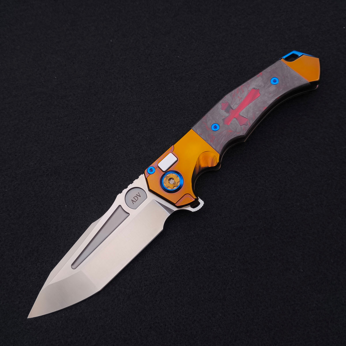 ADV Ronin Gold/Bronze, Carbon Fiber with Red Cross 1