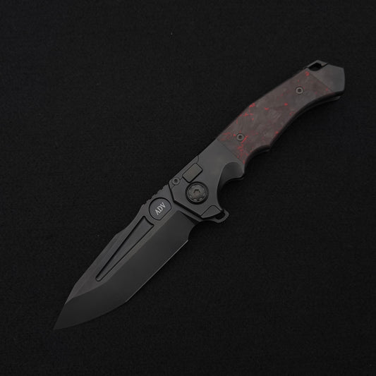 ADV Ronin All Black Titan, Red Black Carbon Fiber 1