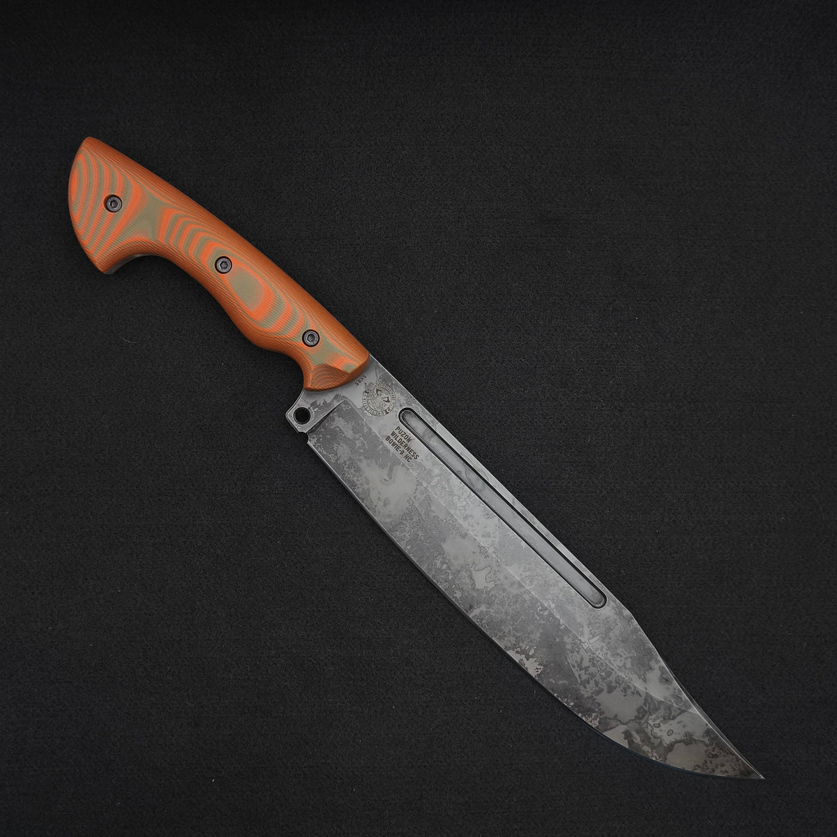 Work Tuff Gear PWB-9-NC (SK85), APO Washed, Hunter Orange Camo G10 - Special Edition 3