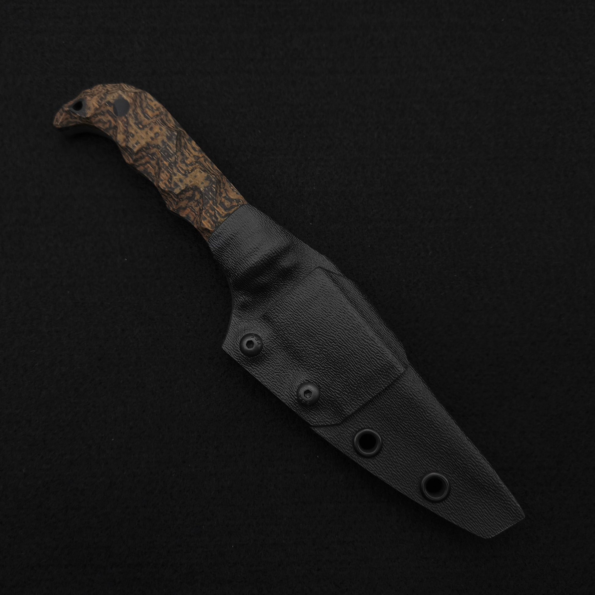 Half Face Blades Senator Mossy Oak Burlap Micarta 3