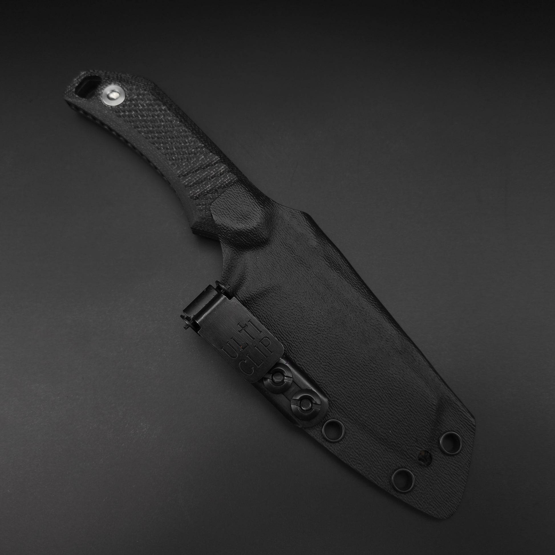 Half Face Blades Saxon Black Canvas Micarta, Midnight Bronze 3
