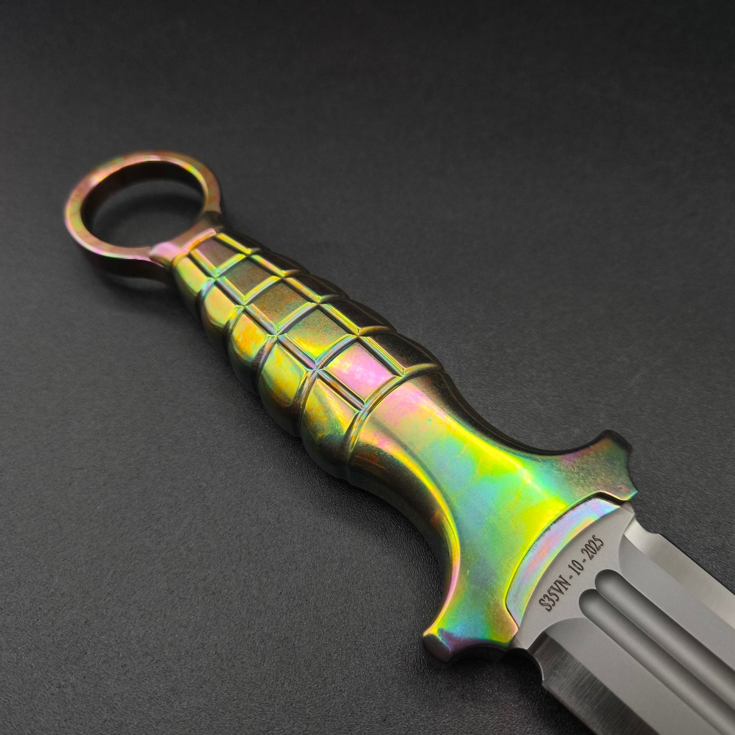 ADV Brutus Royal Acid Rain Titanium, S35VN